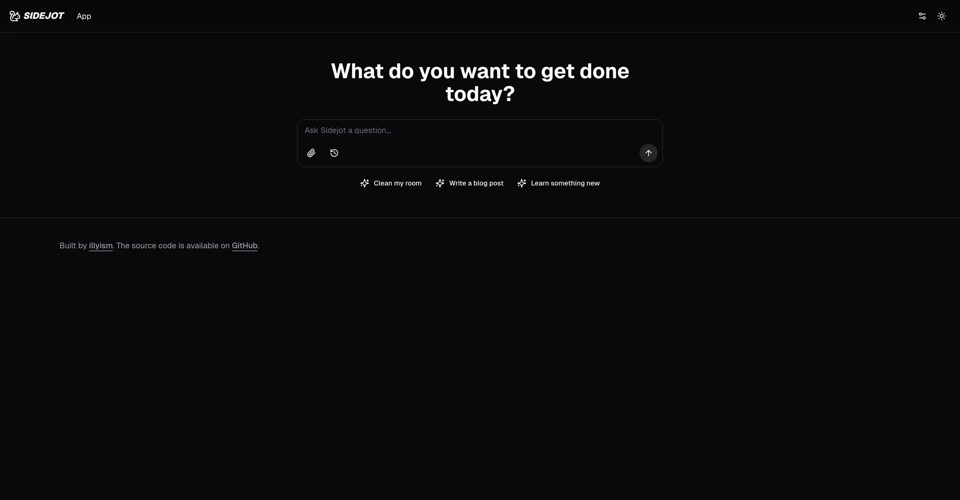 Sidejot screenshot