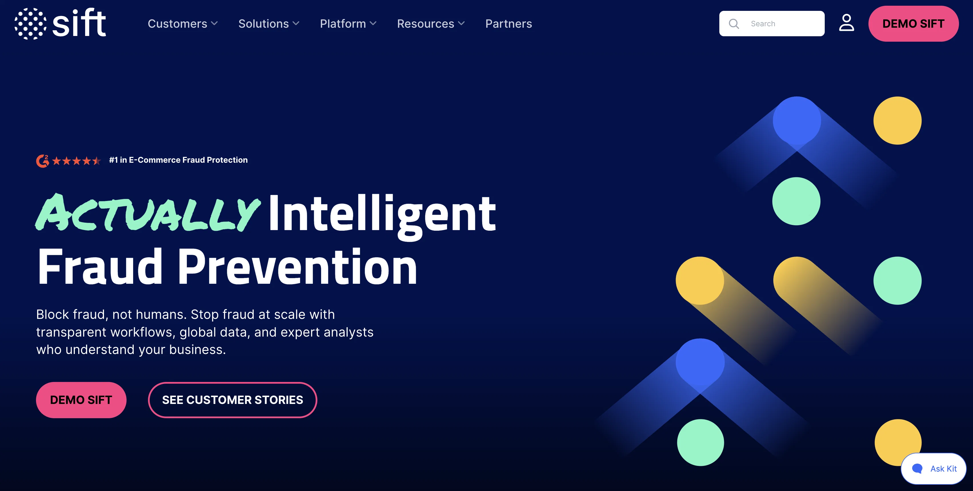 Sift screenshot