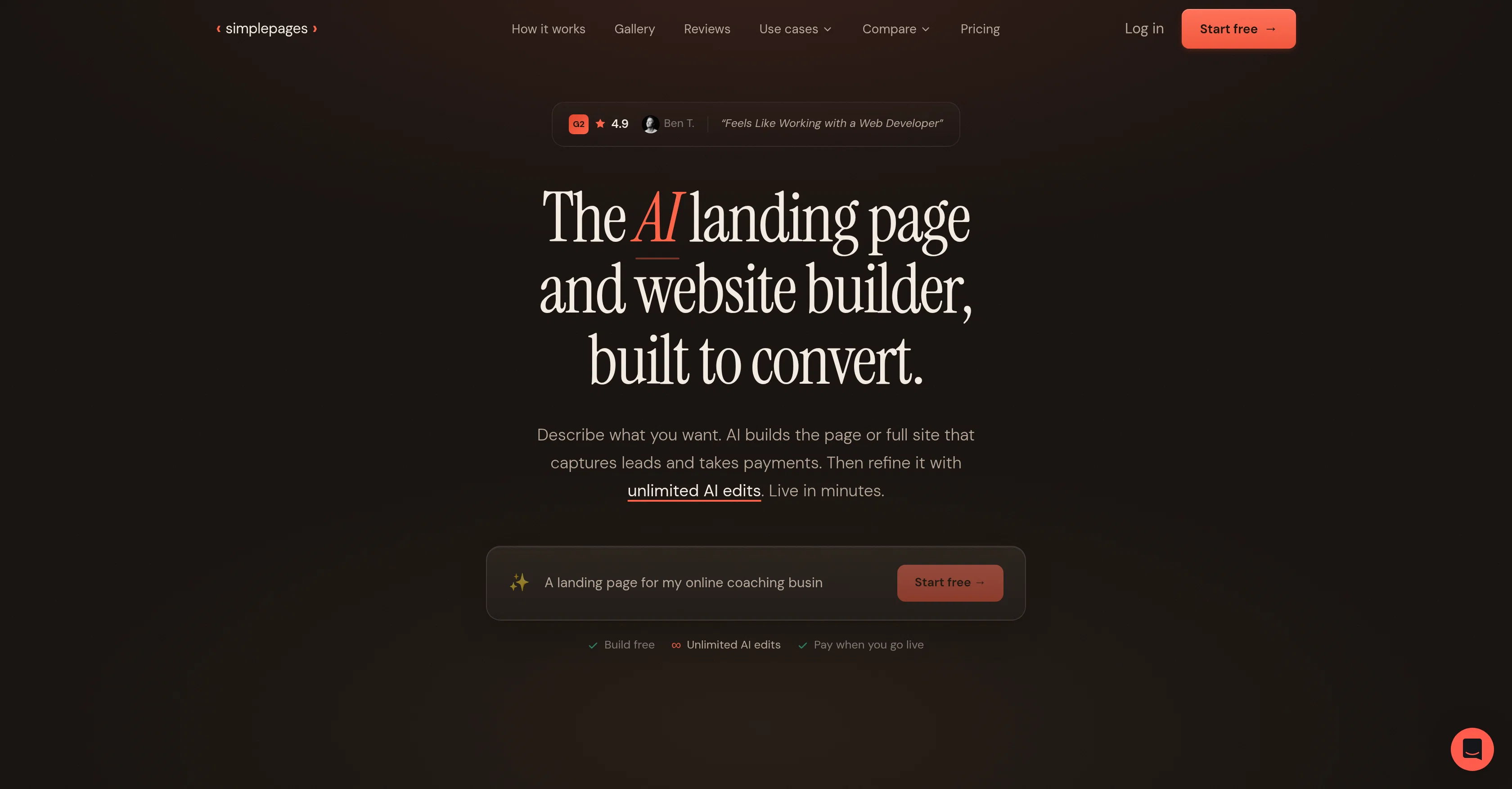 SimplePages screenshot