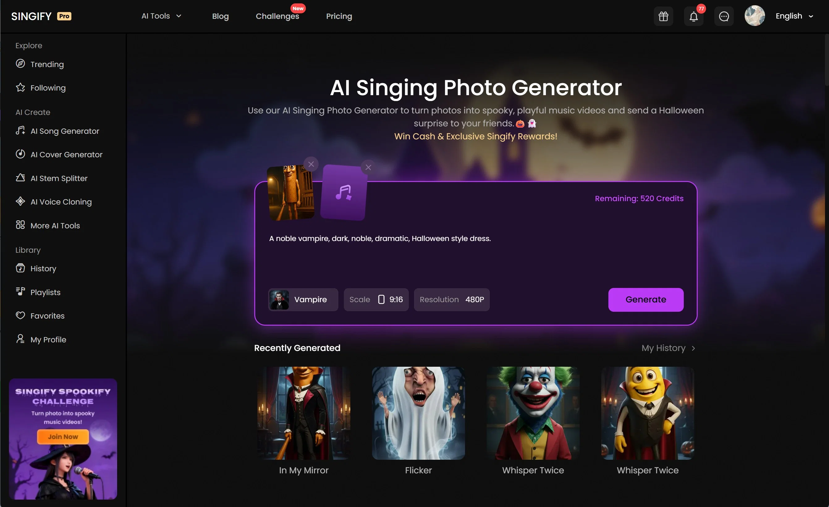 Singifyv2.3.6 screenshot
