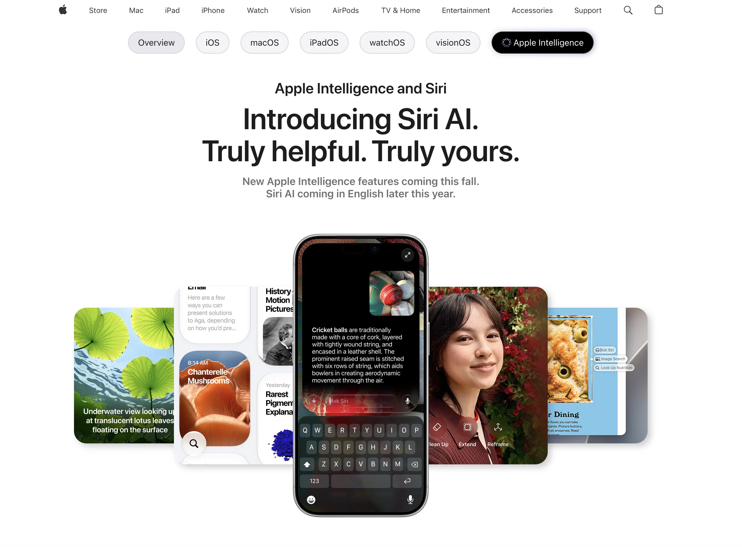 Siri AI screenshot