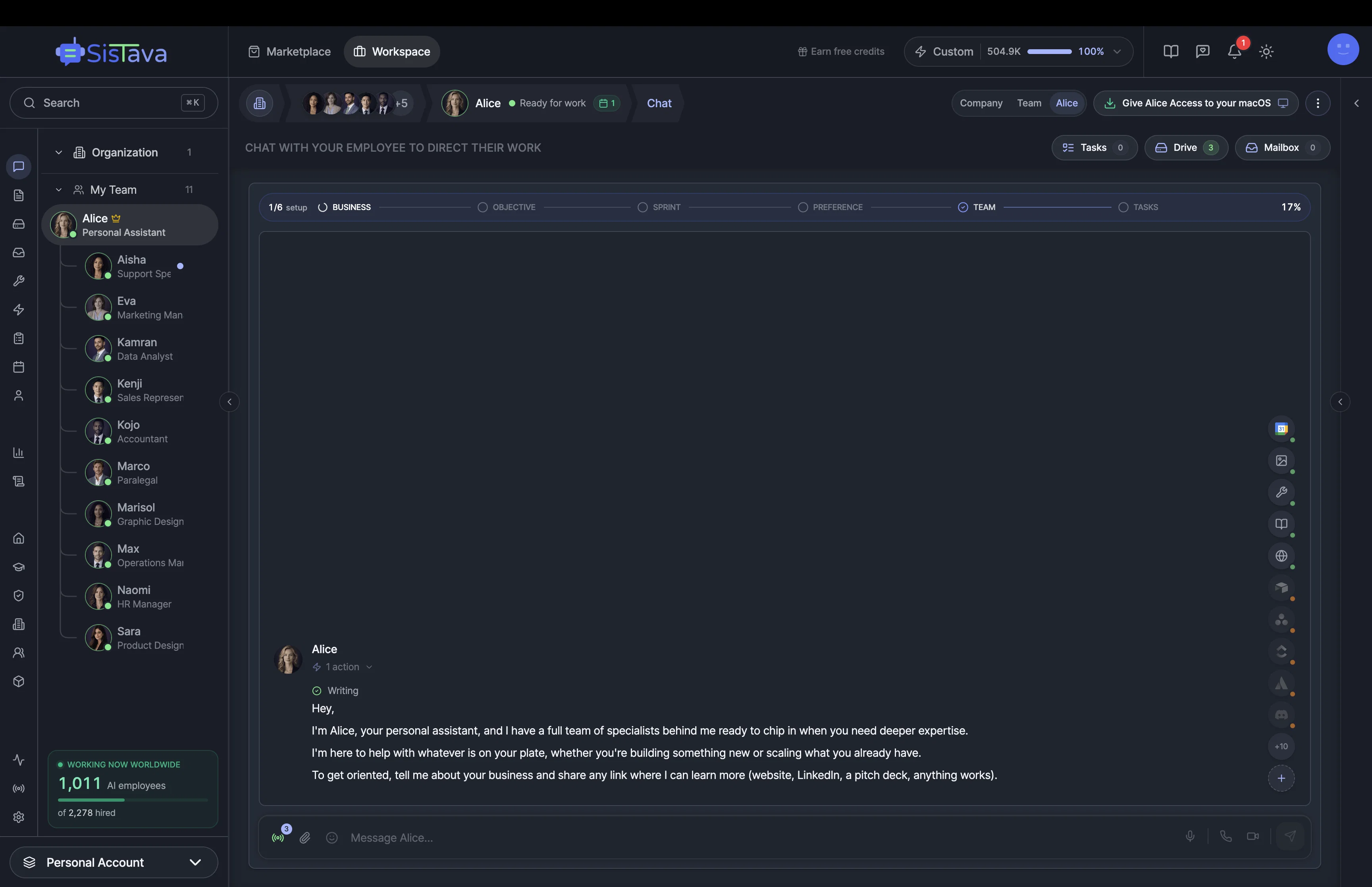 Sistava.com screenshot