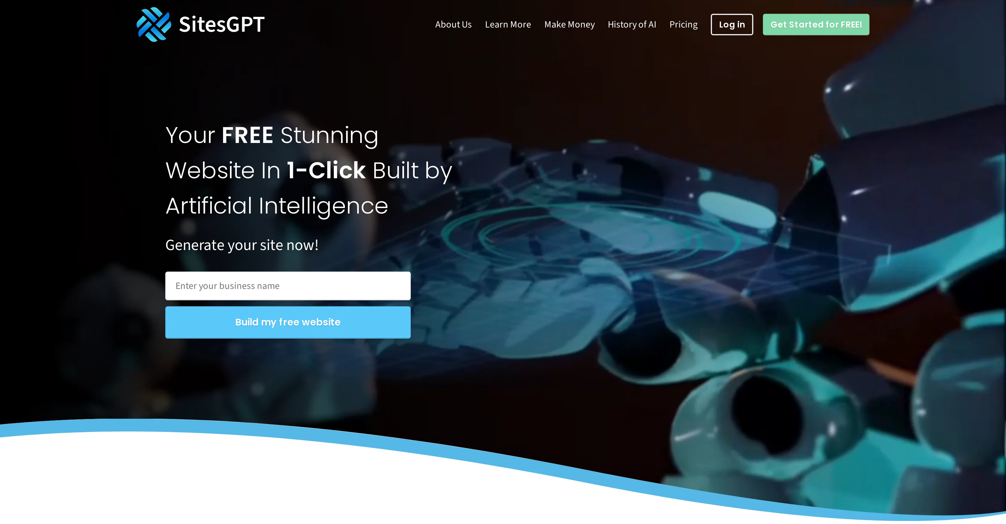 SitesGPT.comv2.0 screenshot