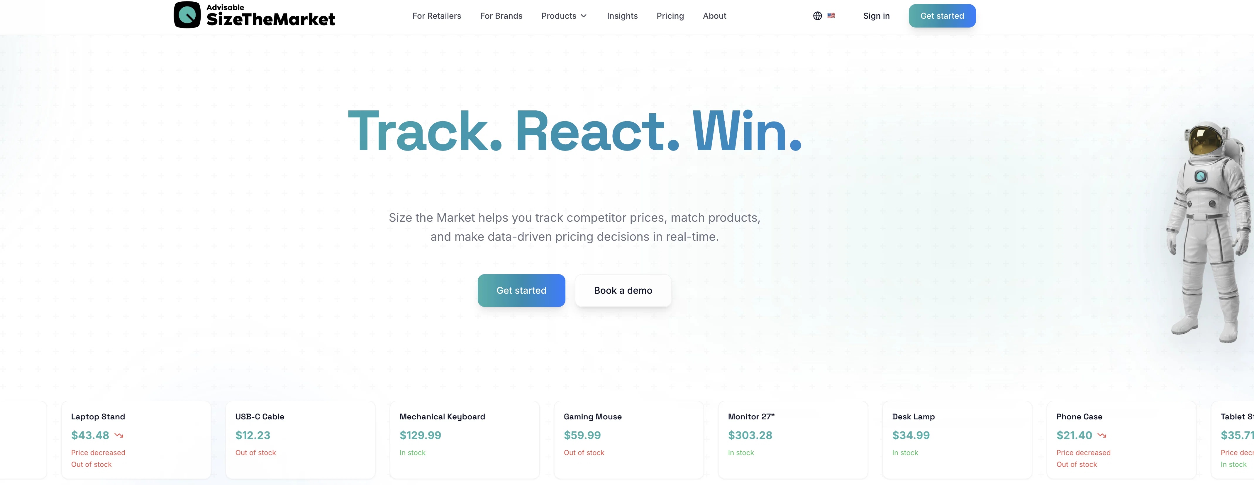 Size the Market screenshot