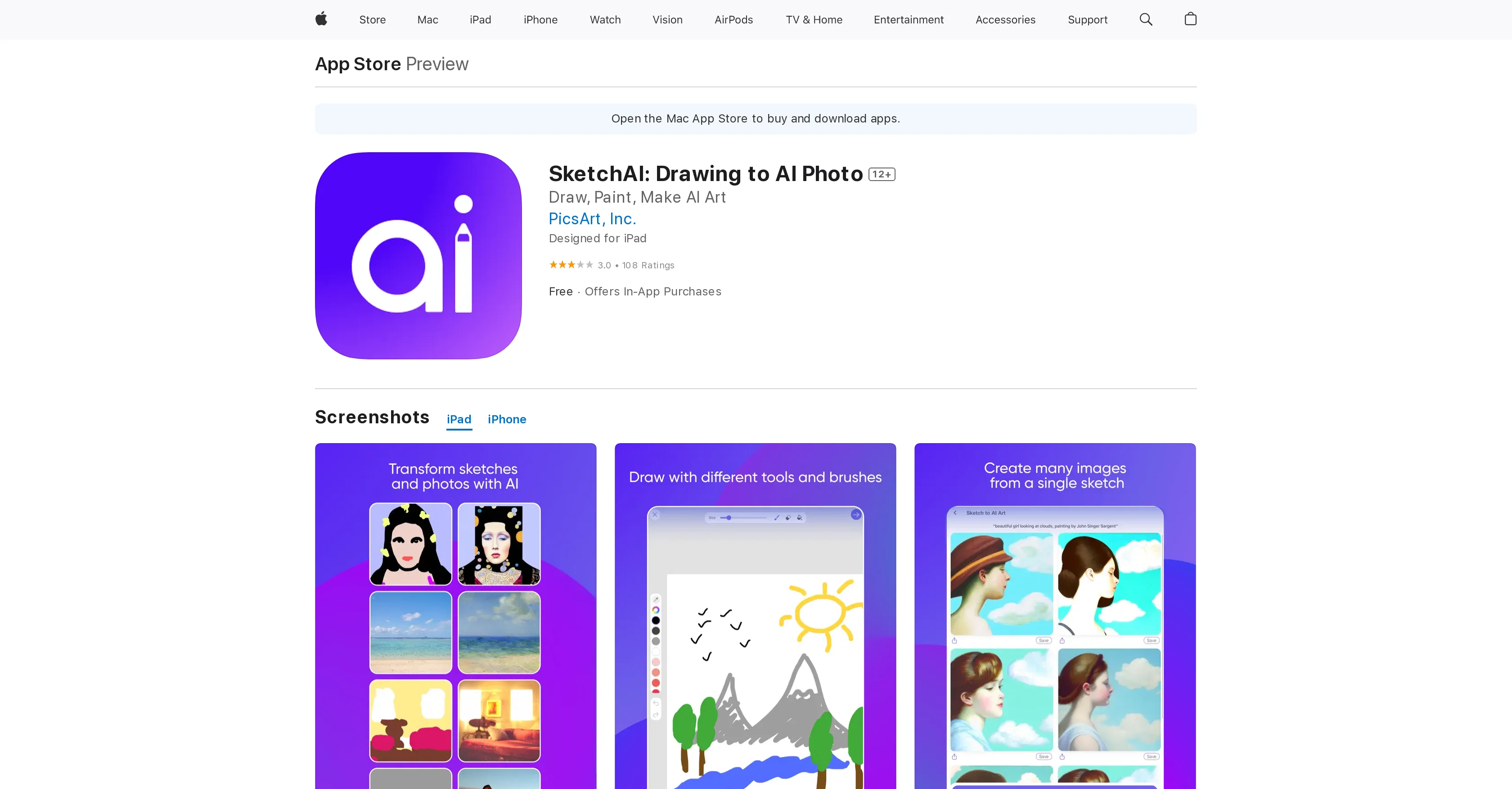 SketchAI screenshot