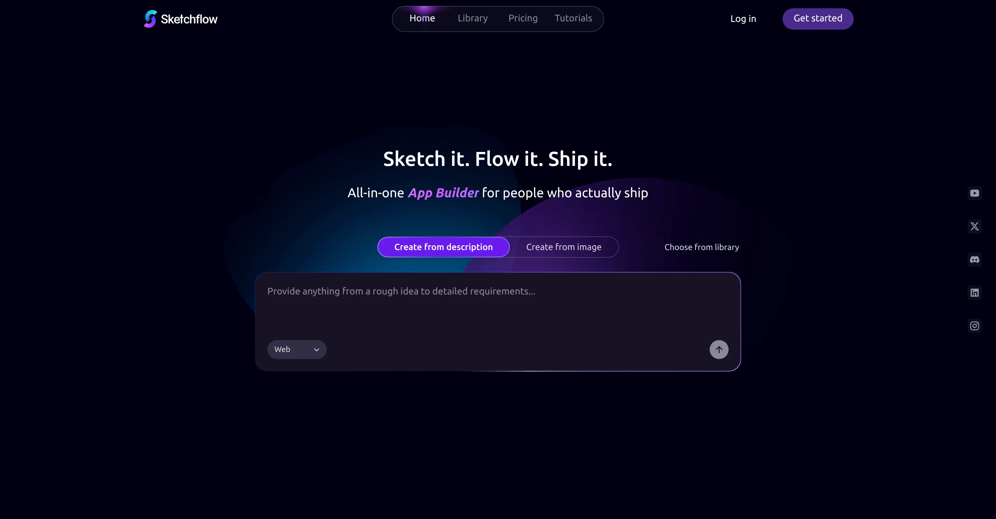 Sketchflow.ai screenshot