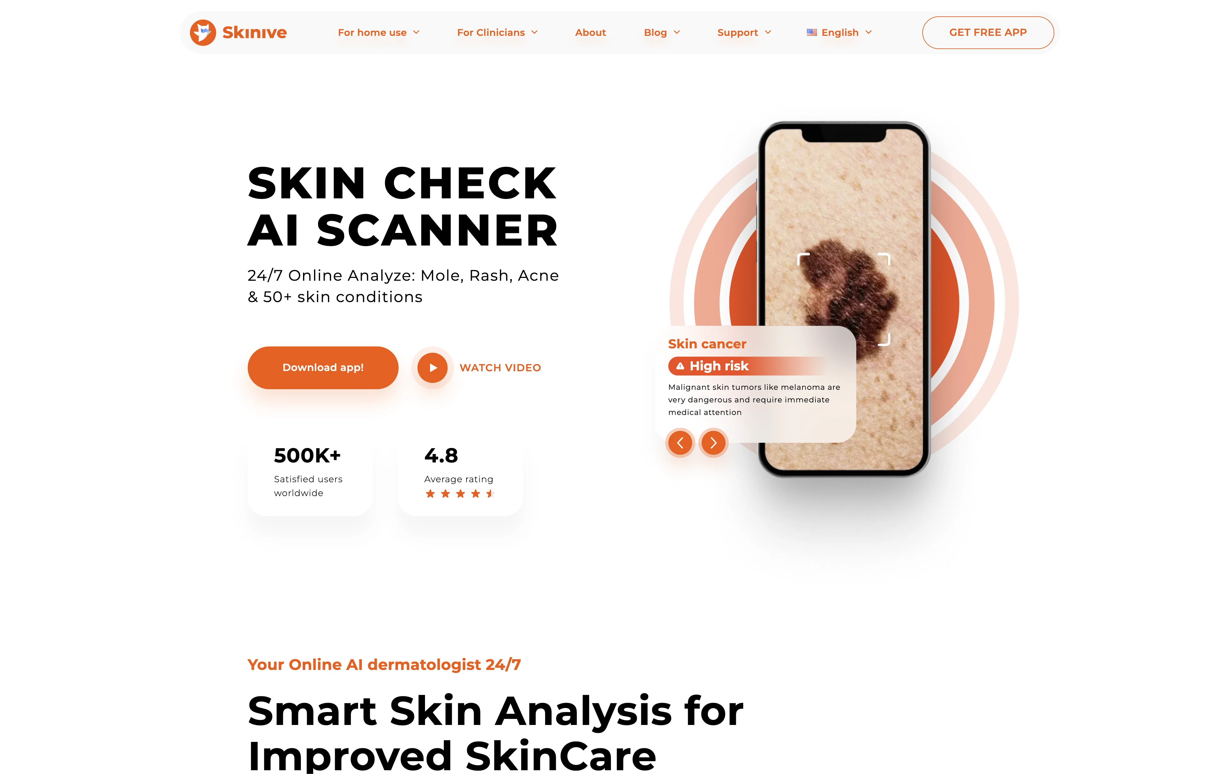 Skinive screenshot
