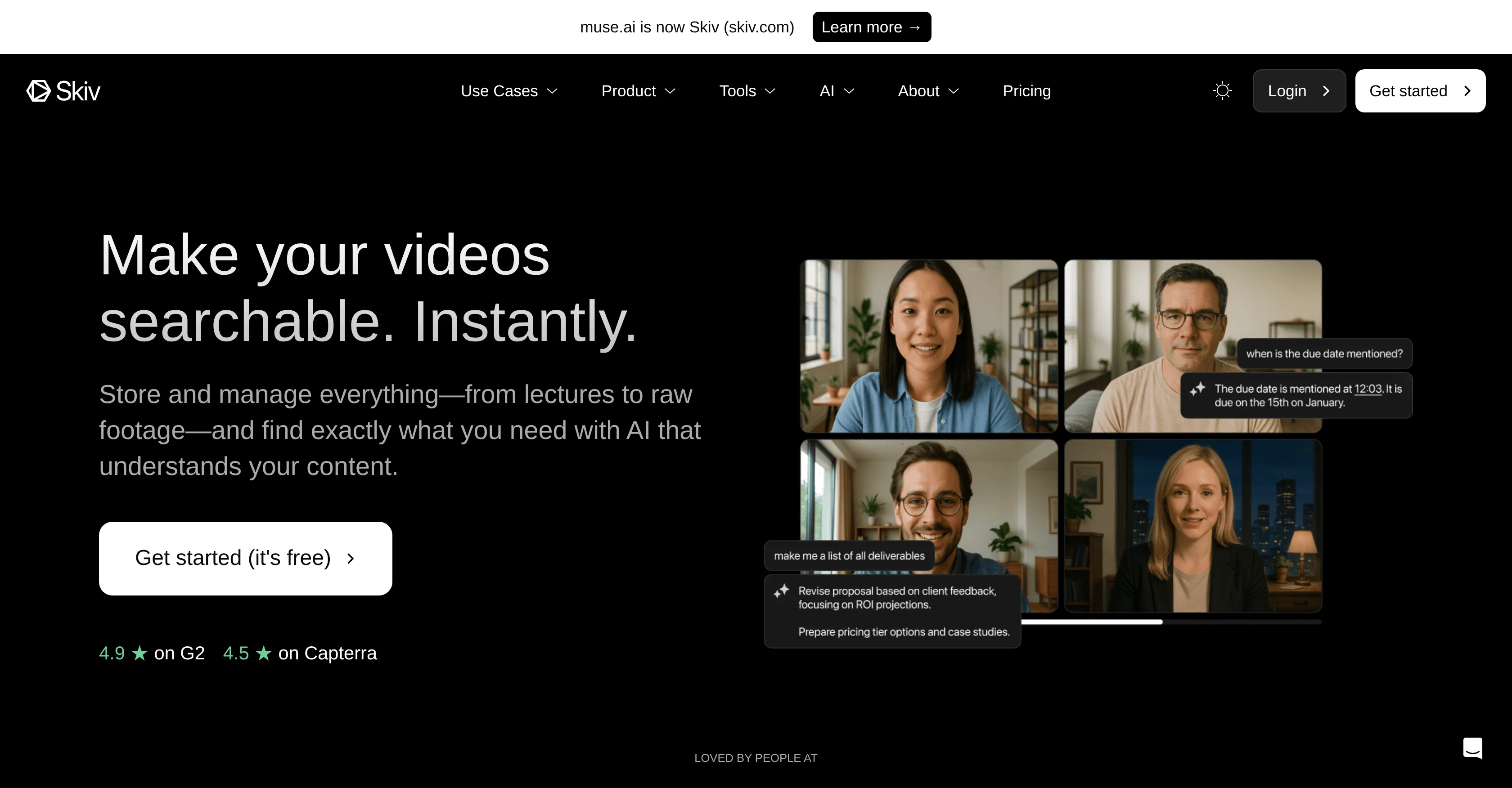Skiv screenshot