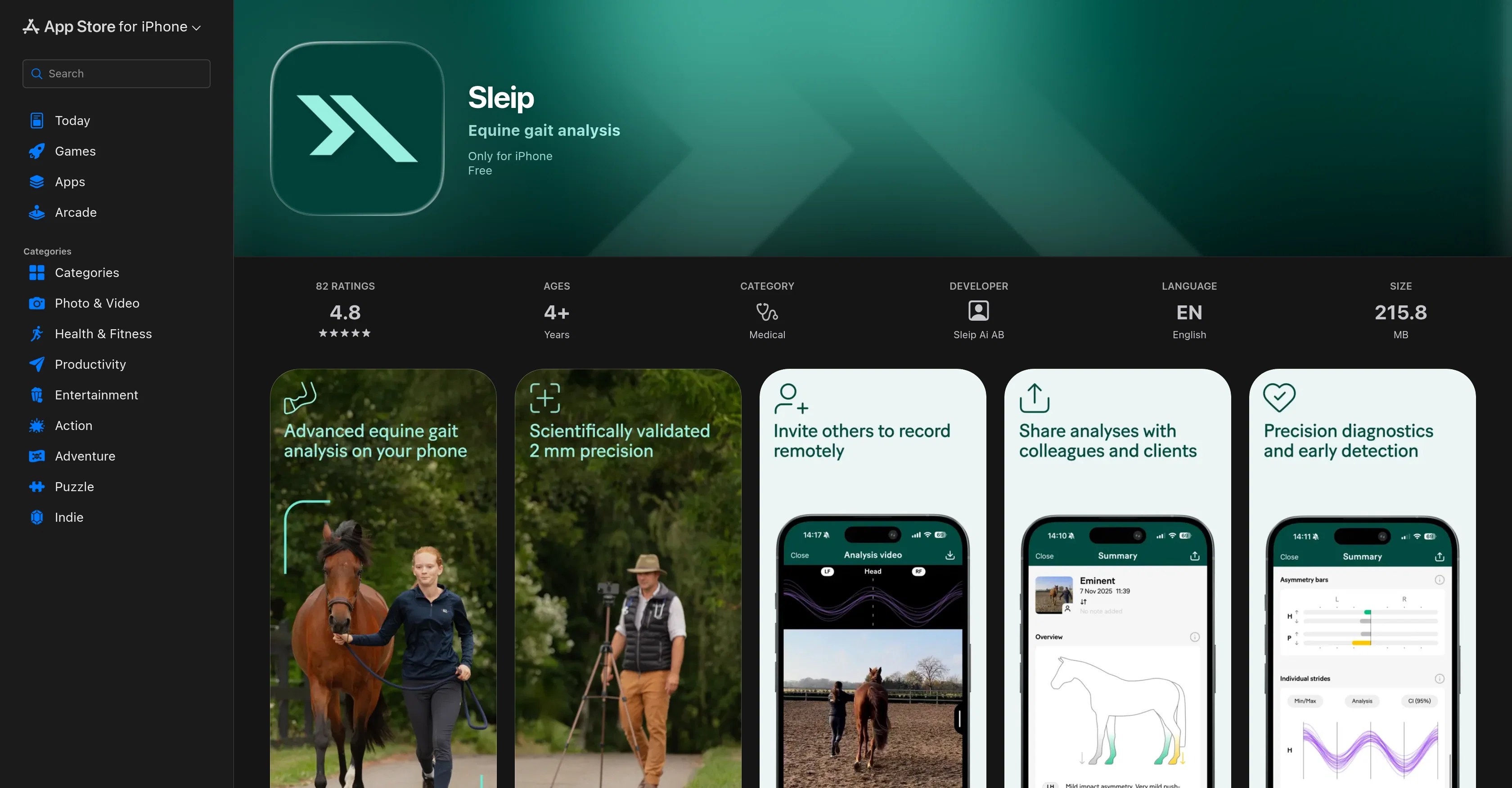 Sleip screenshot