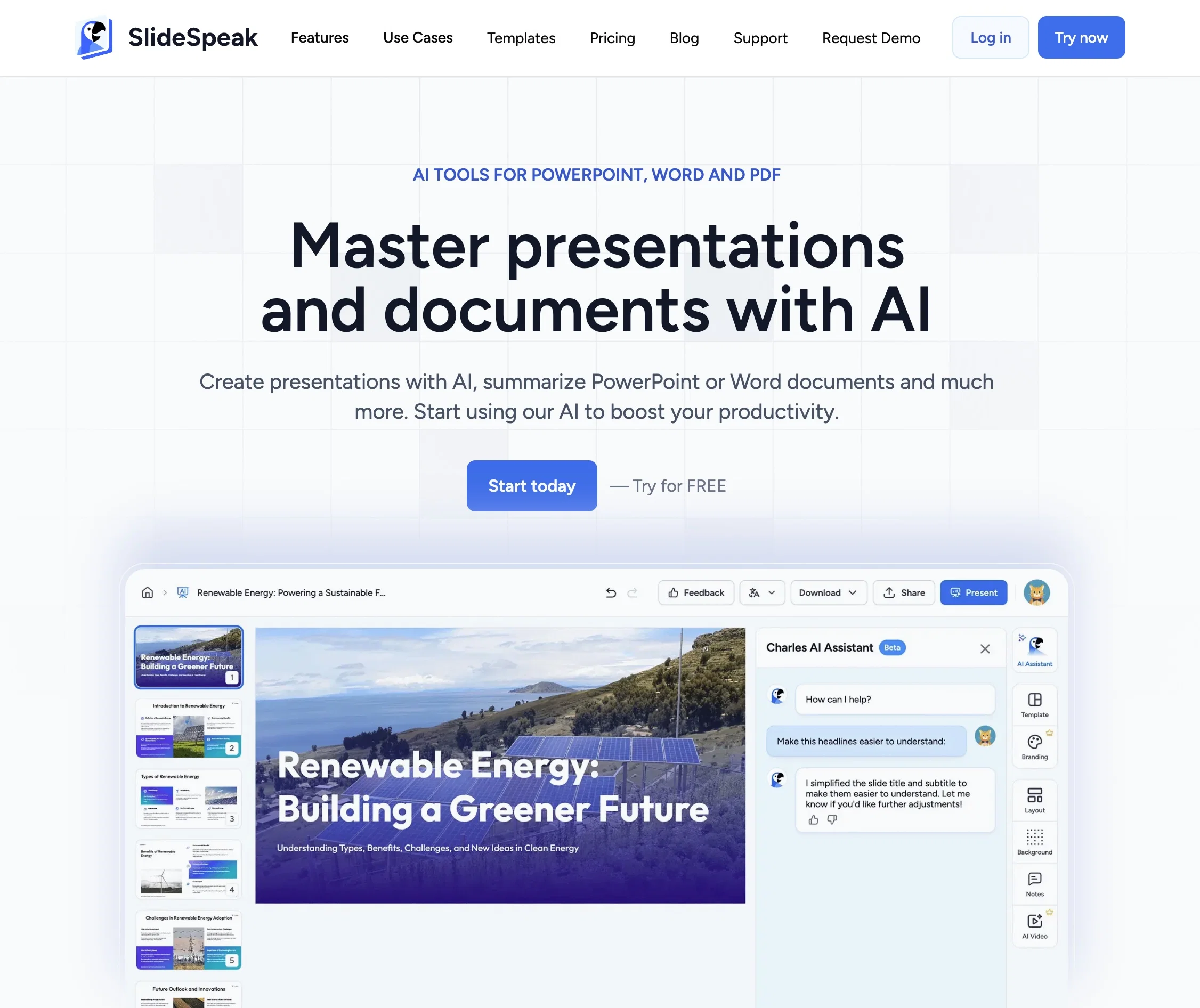 SlideSpeak screenshot