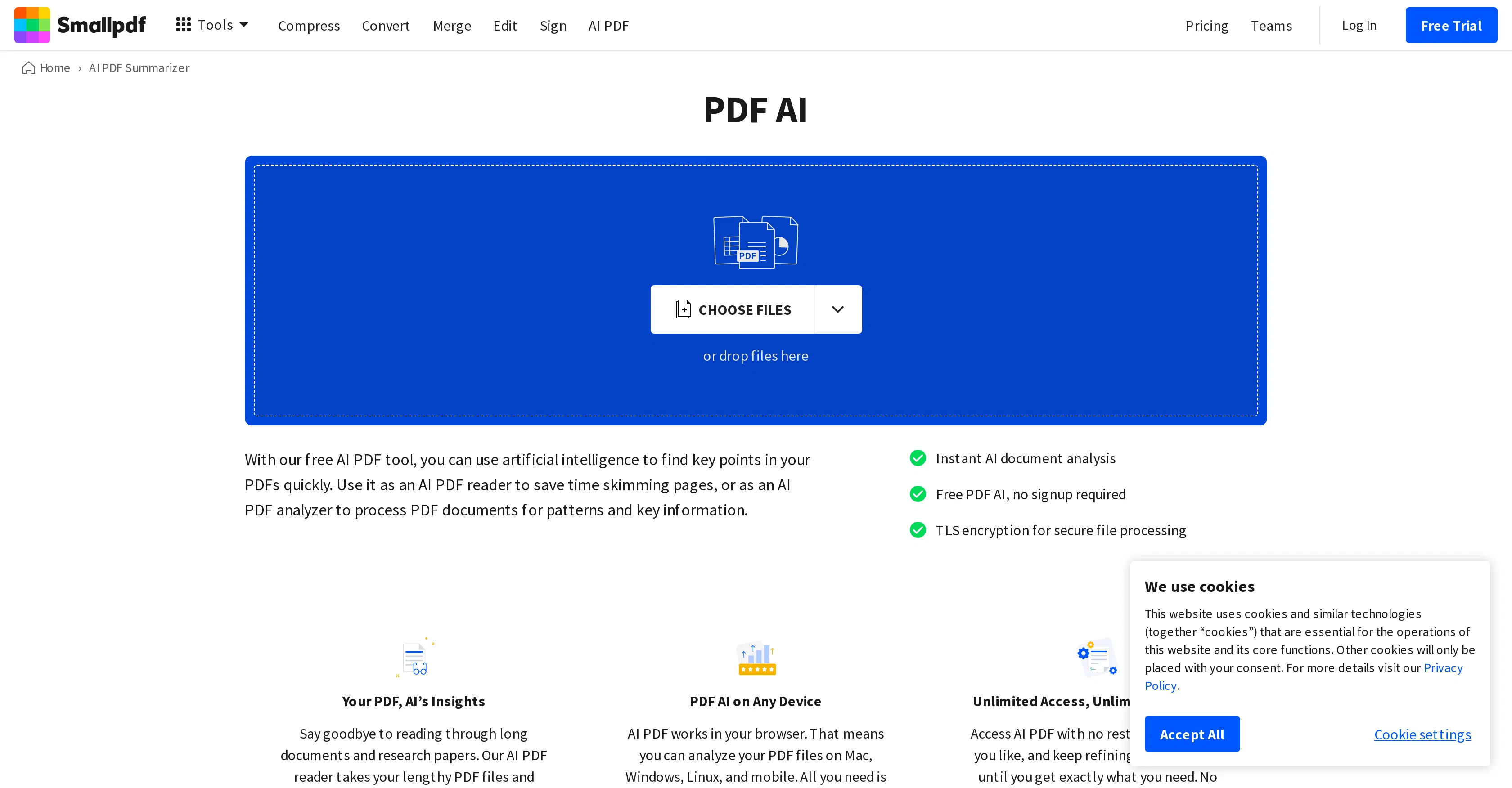 SmallPDF screenshot
