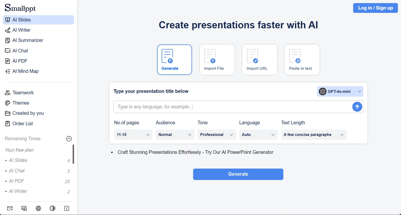 Smallppt screenshot