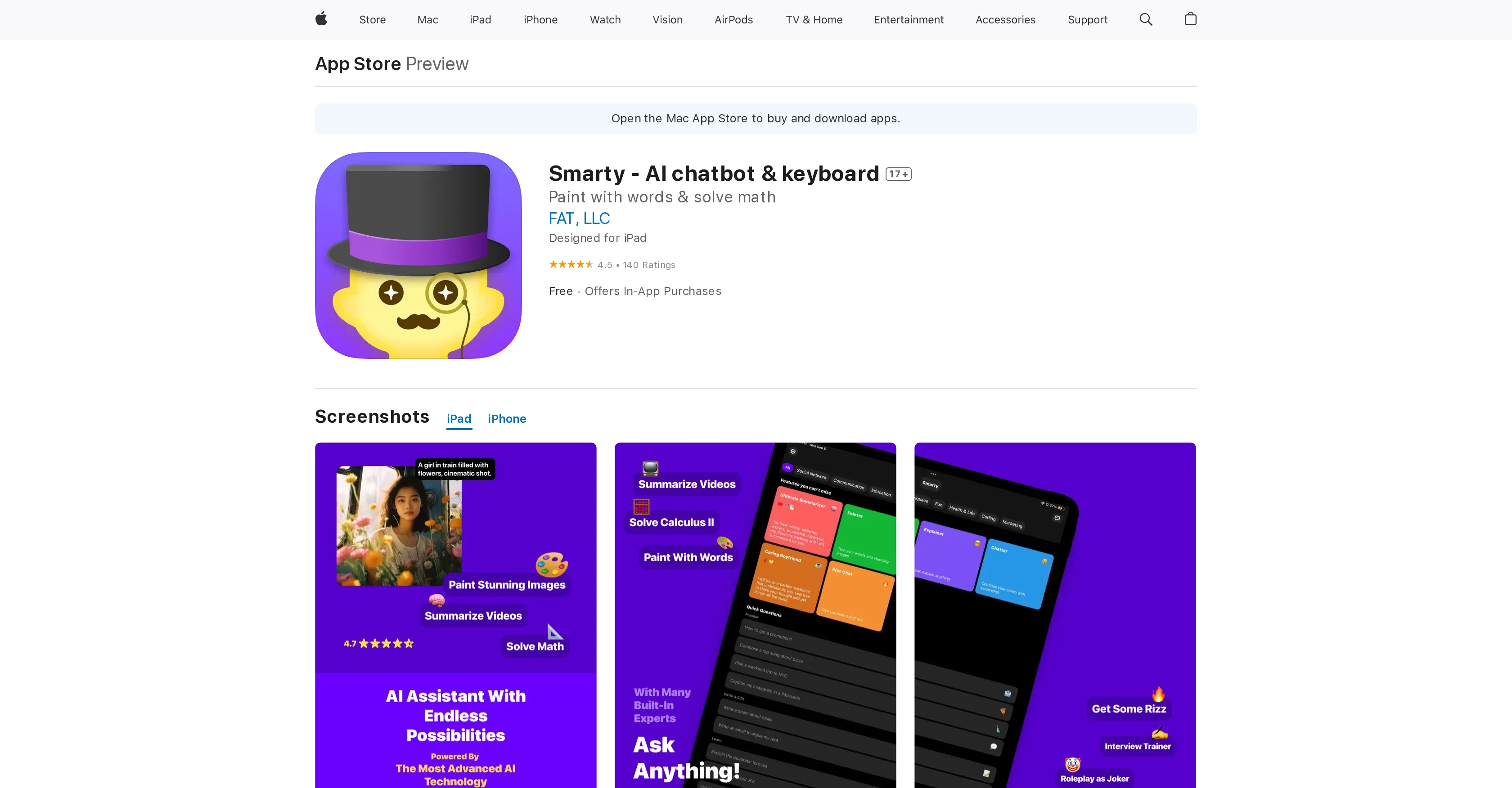 Smarty screenshot