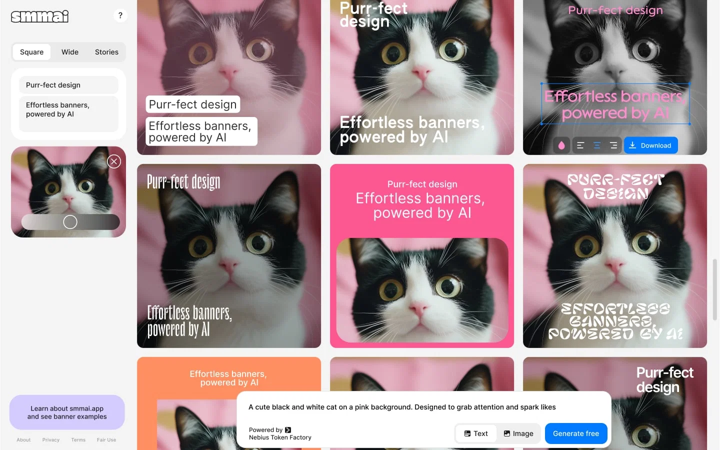 SMMAI: Social Media Templates screenshot