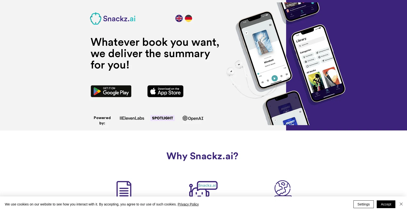 SnackzAI screenshot