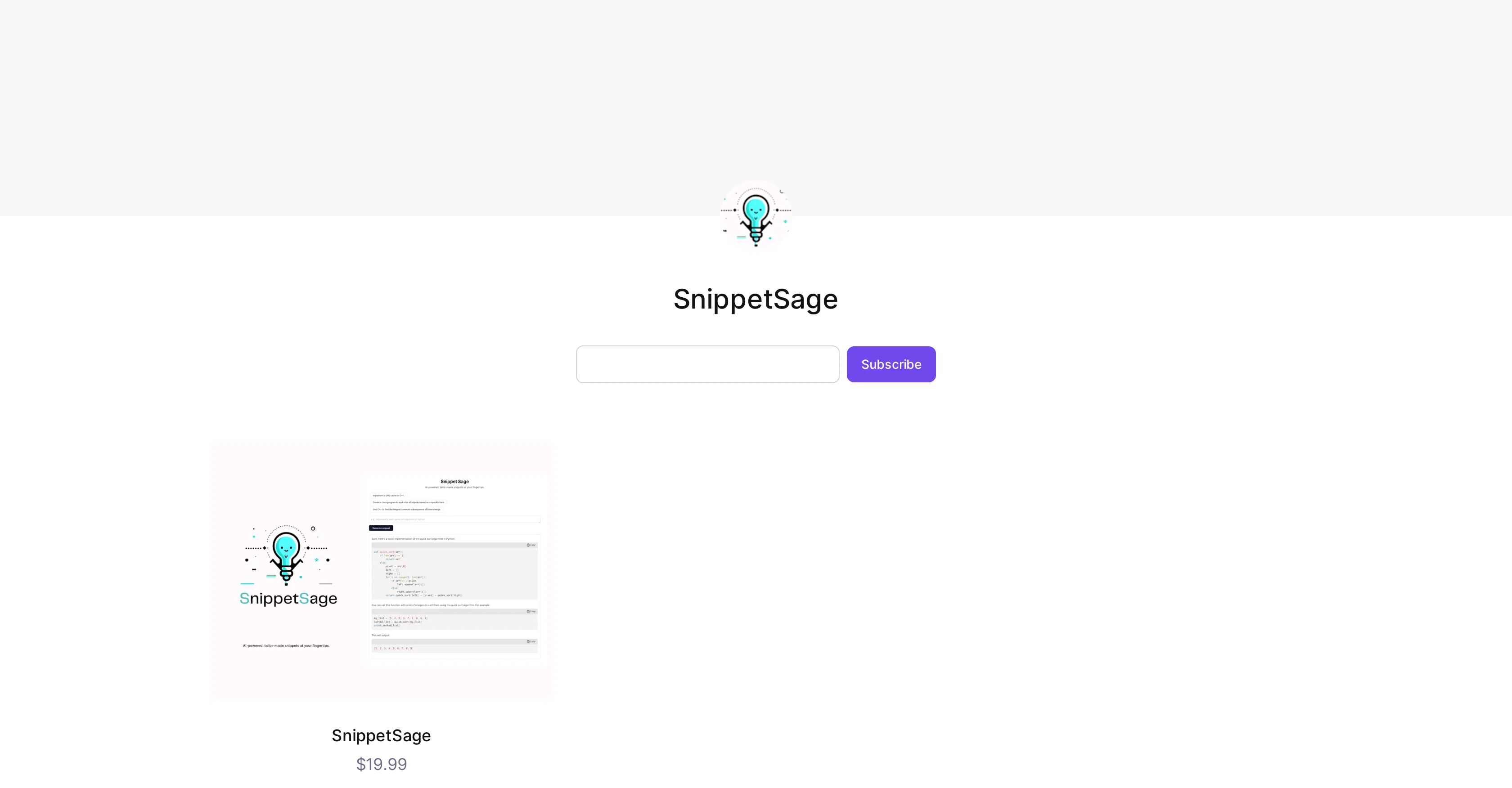 SnippetSage screenshot