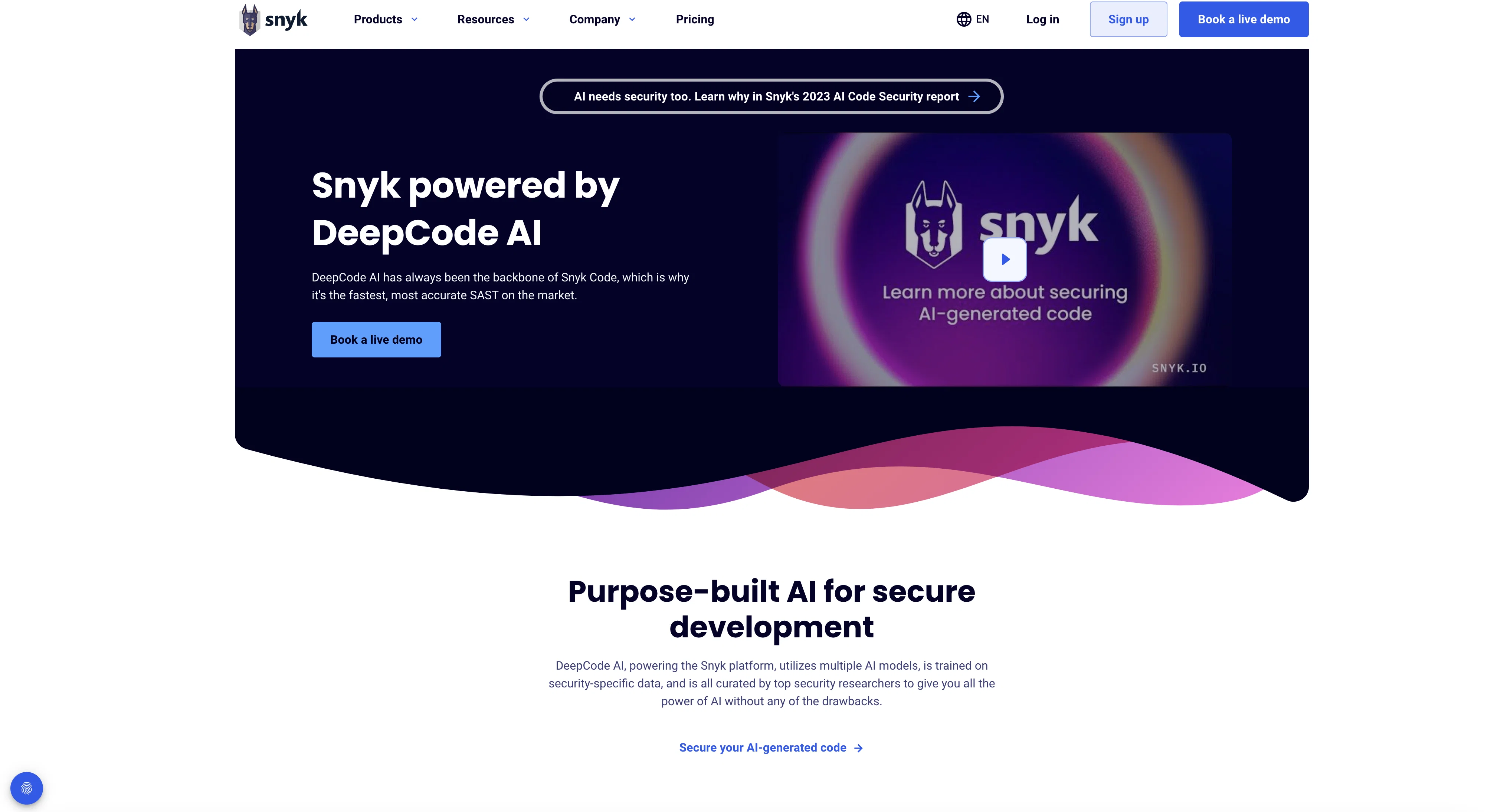 Snyk screenshot