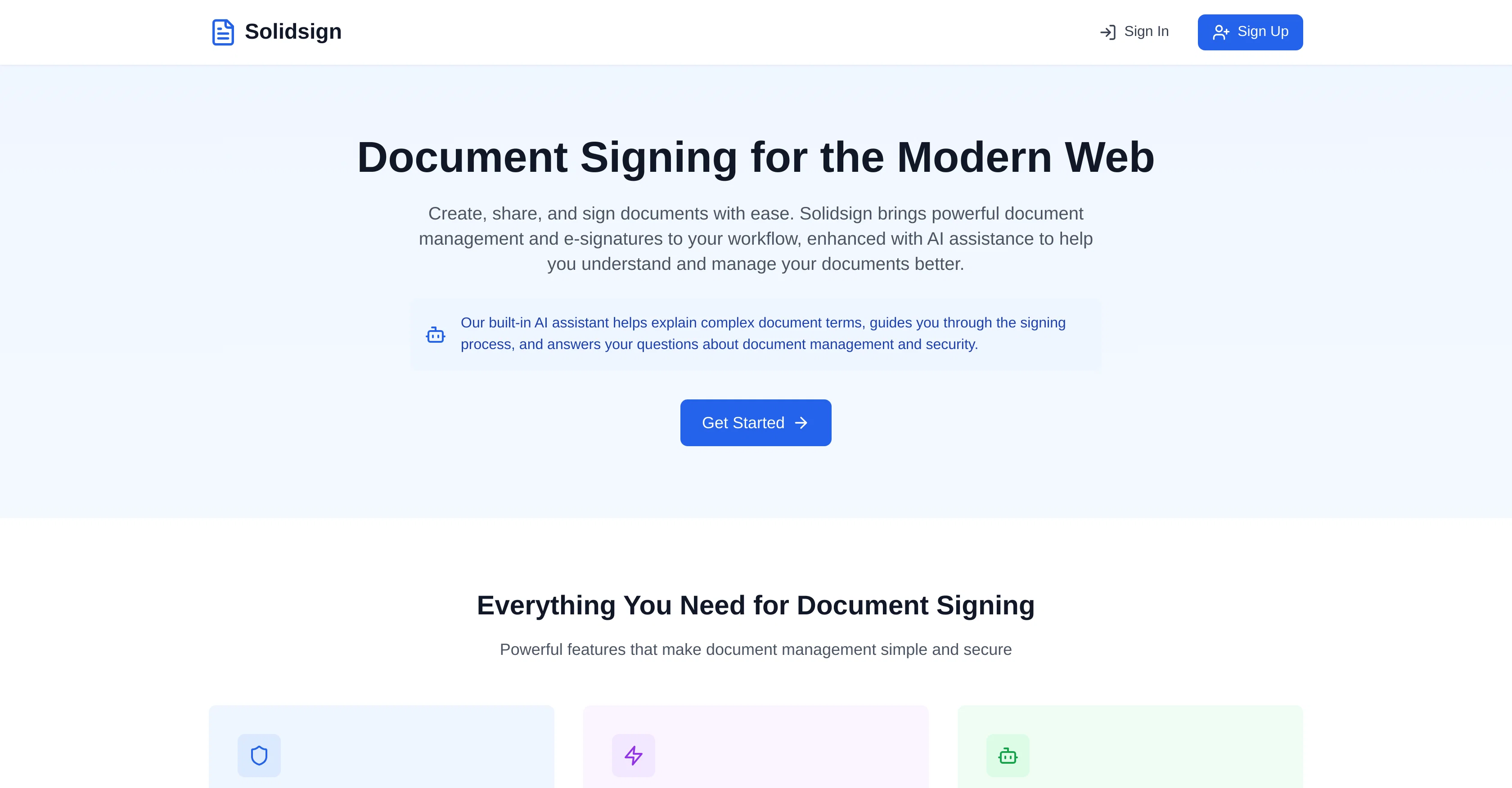 Solidsign screenshot