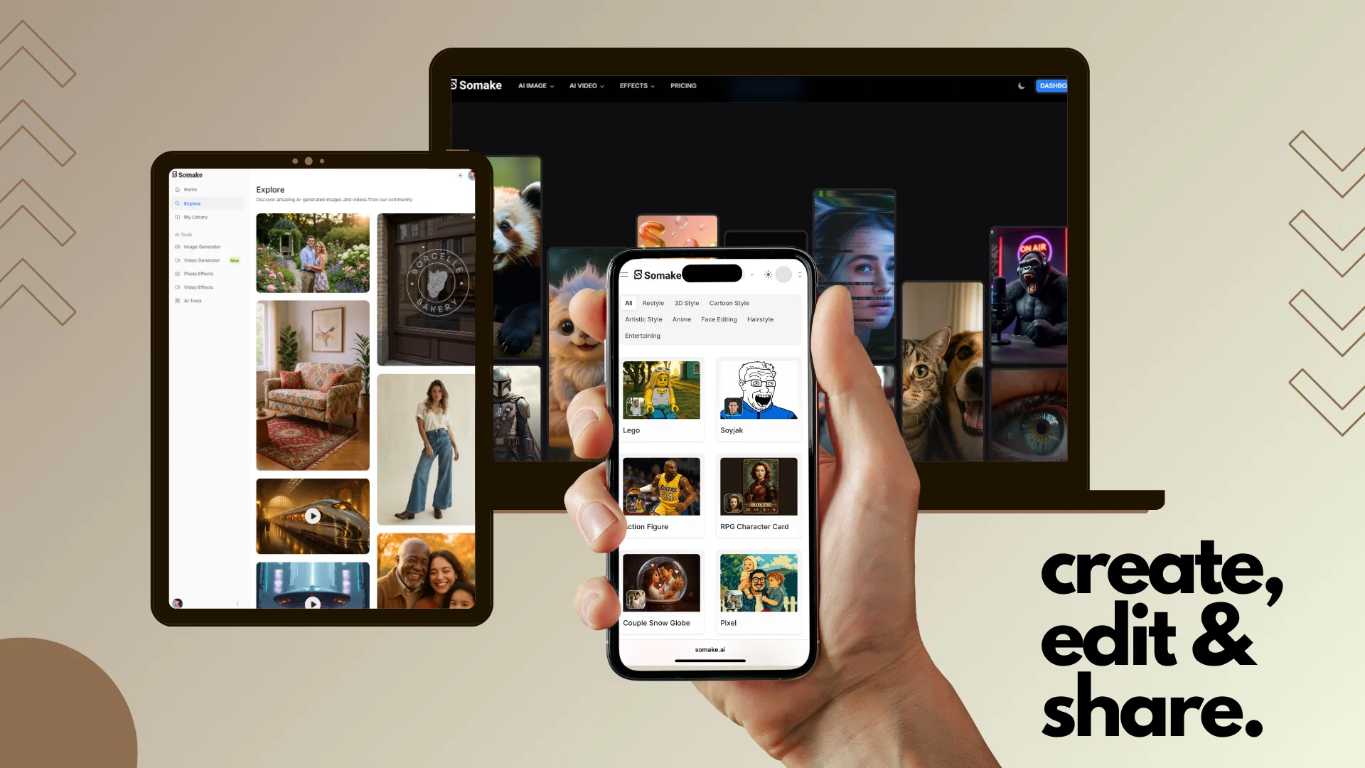 Somake | Text to Image Generator screenshot
