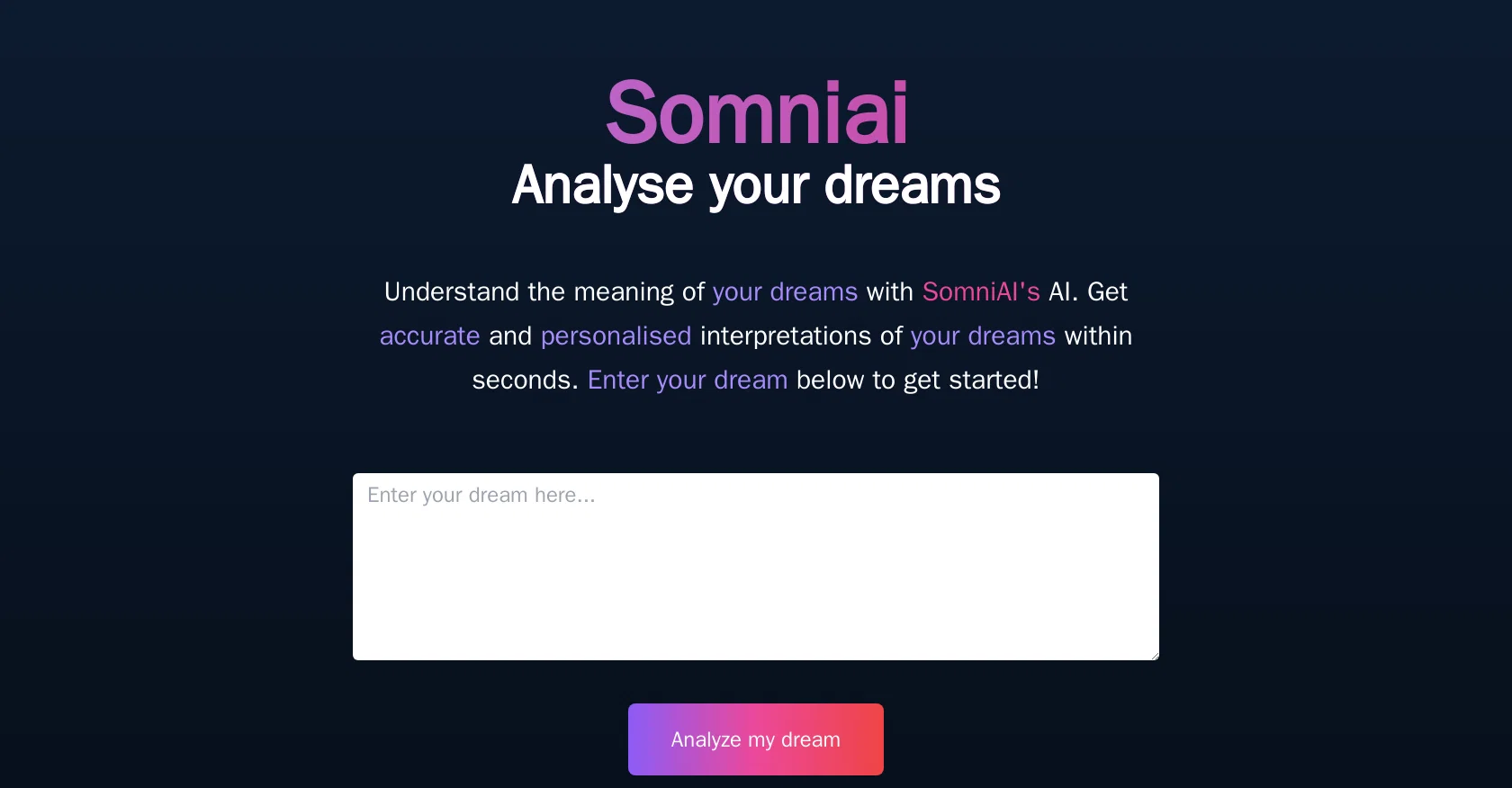 SomniAI screenshot