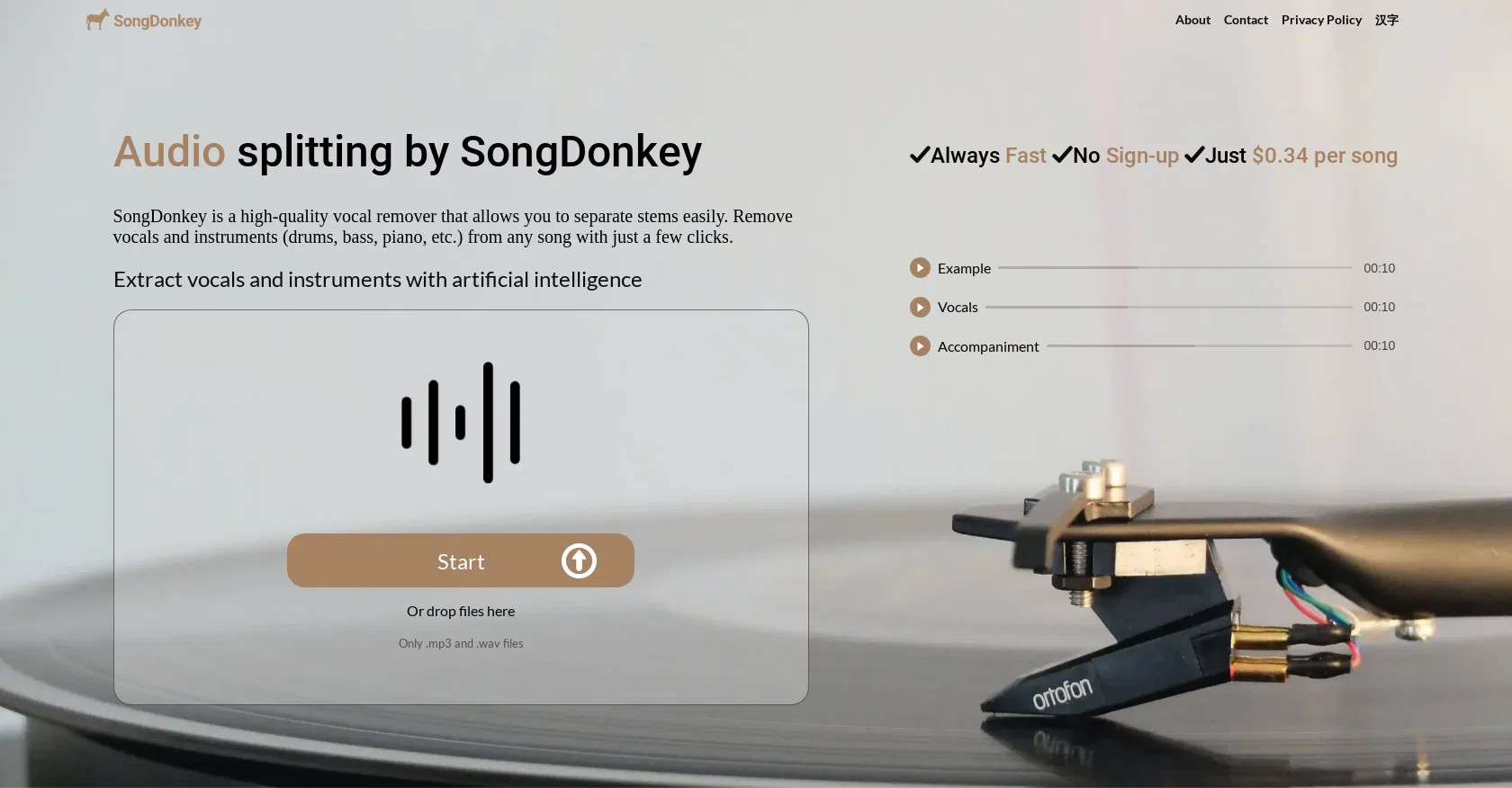 Songdonkey screenshot