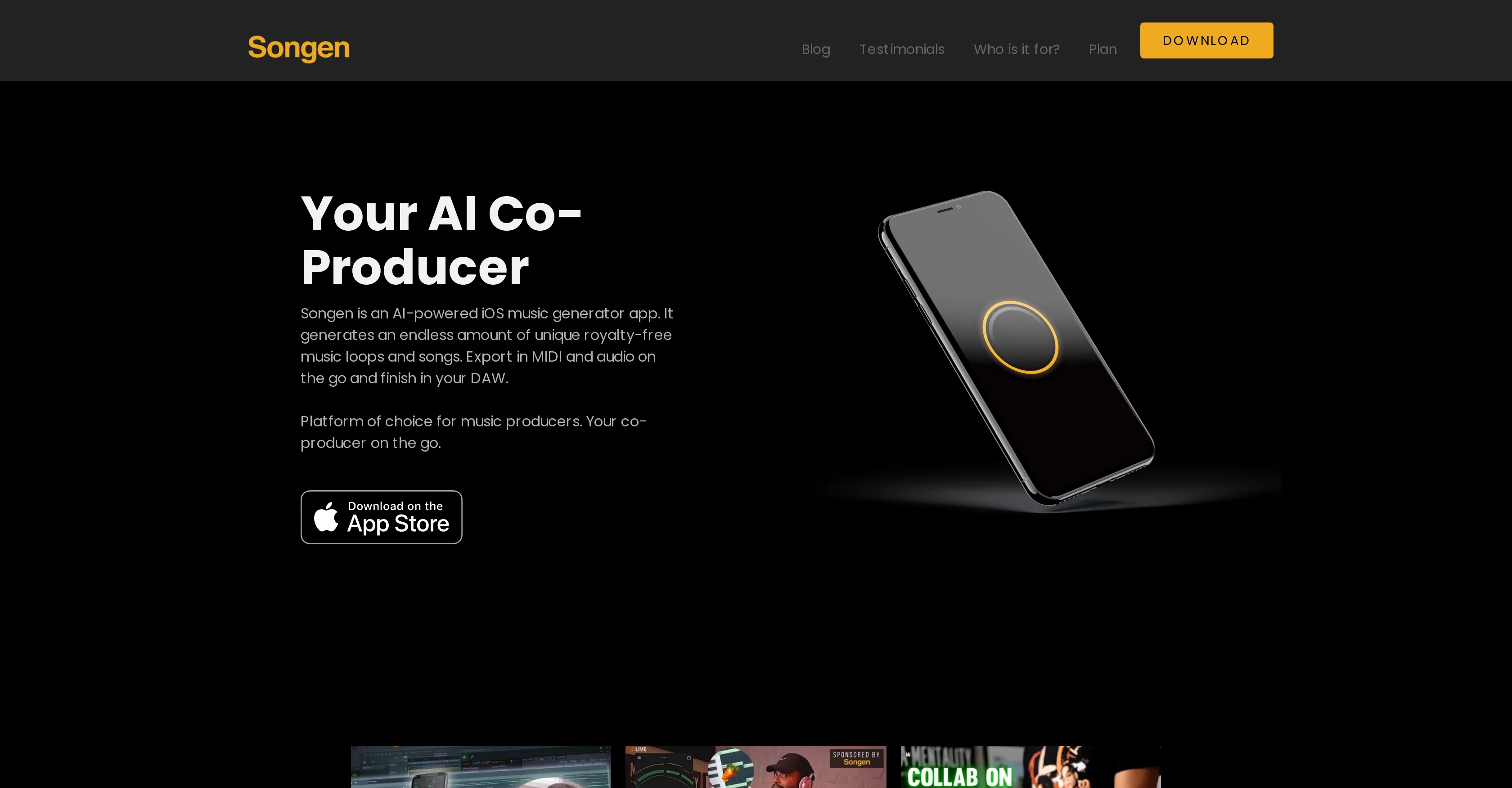 Songen screenshot