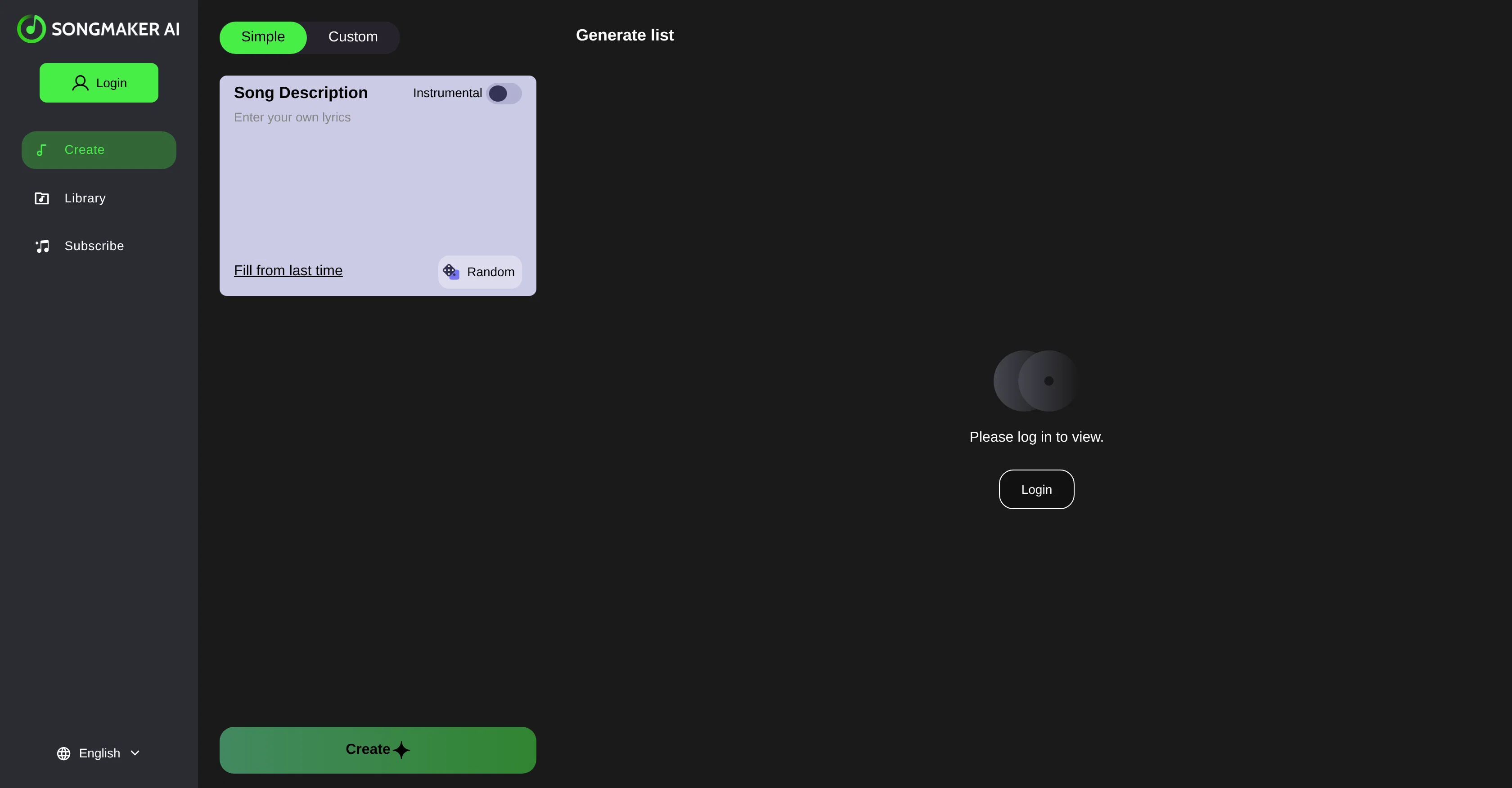 Songmaker AI screenshot