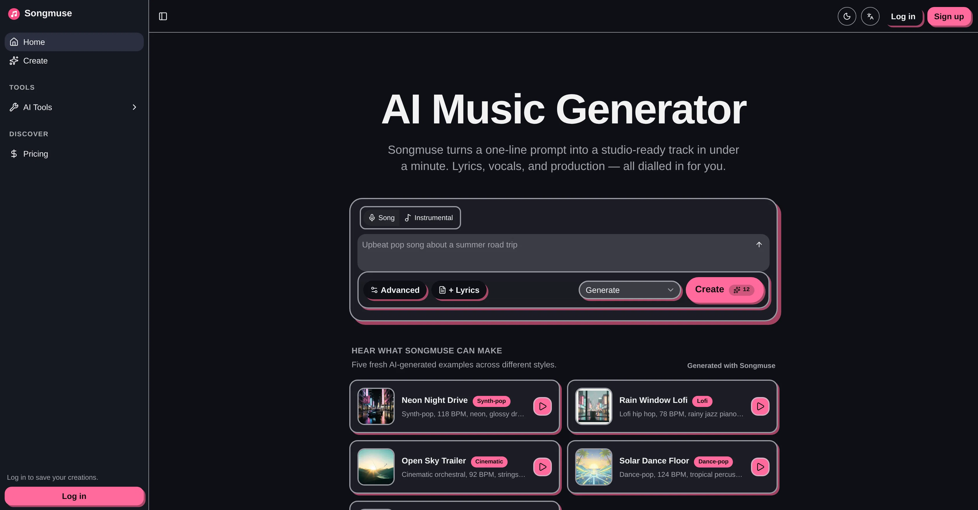SongMuse AI screenshot