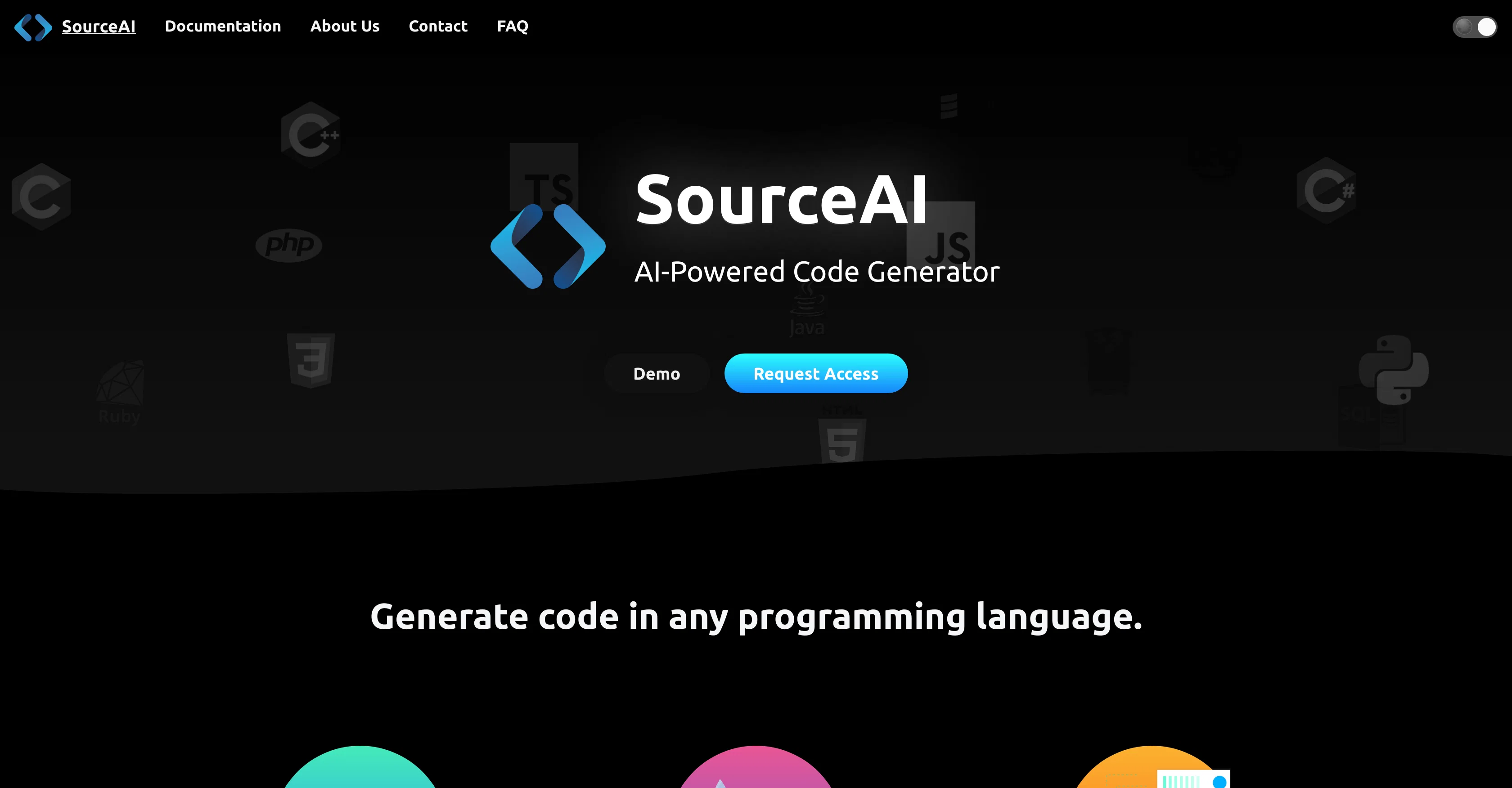 SourceAI screenshot