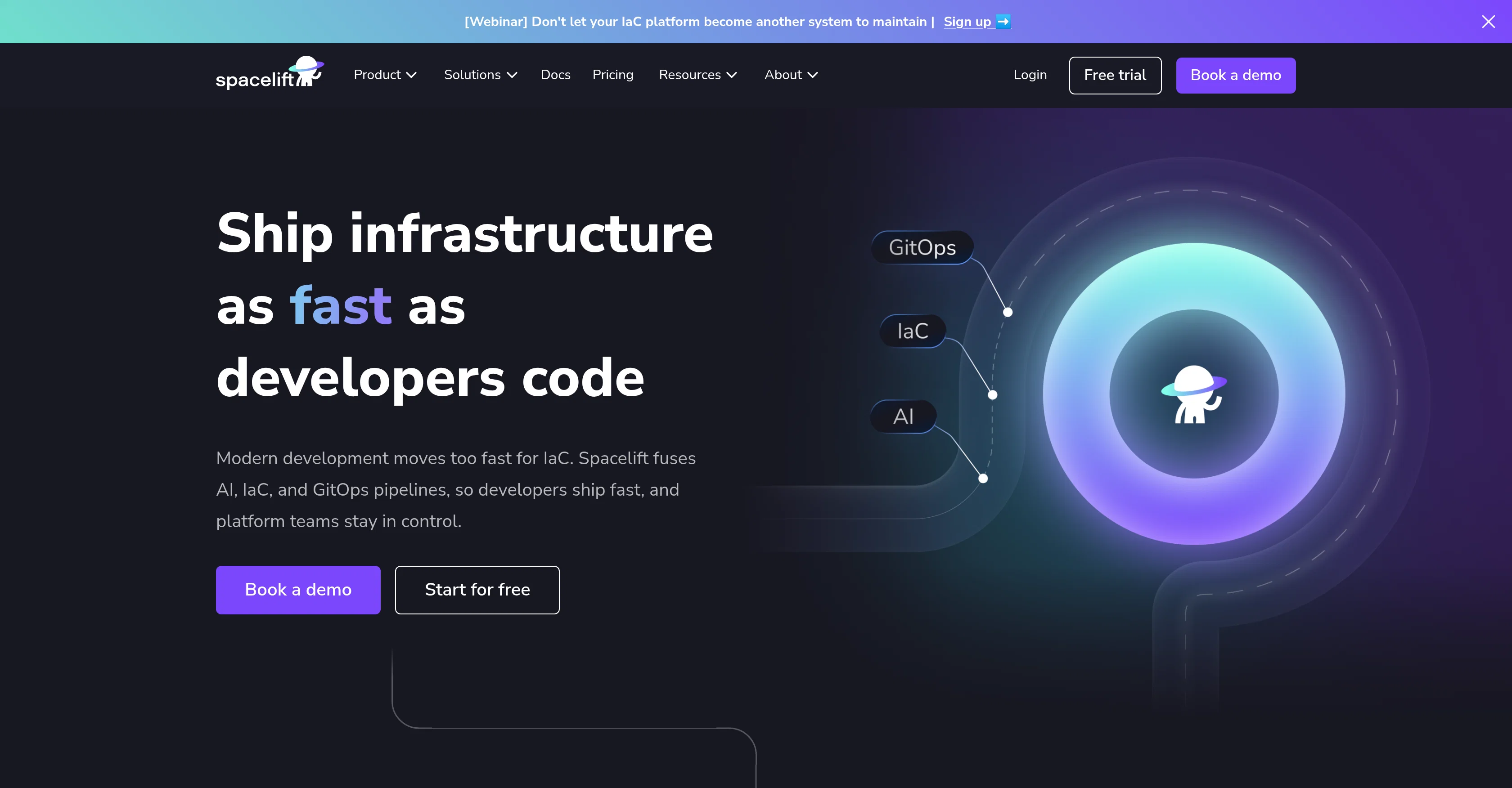 Spacelift screenshot
