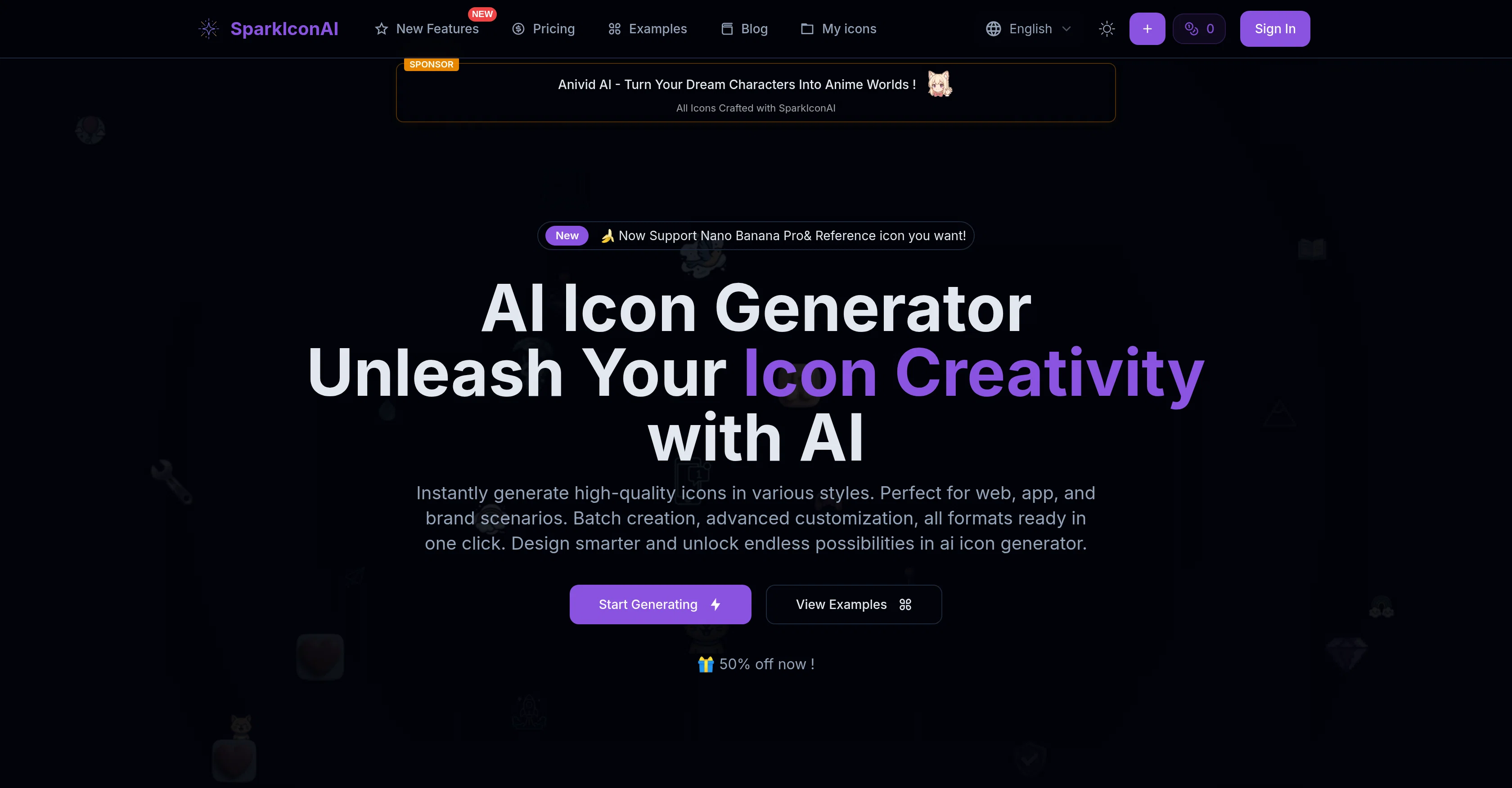 SparkIcon AI screenshot
