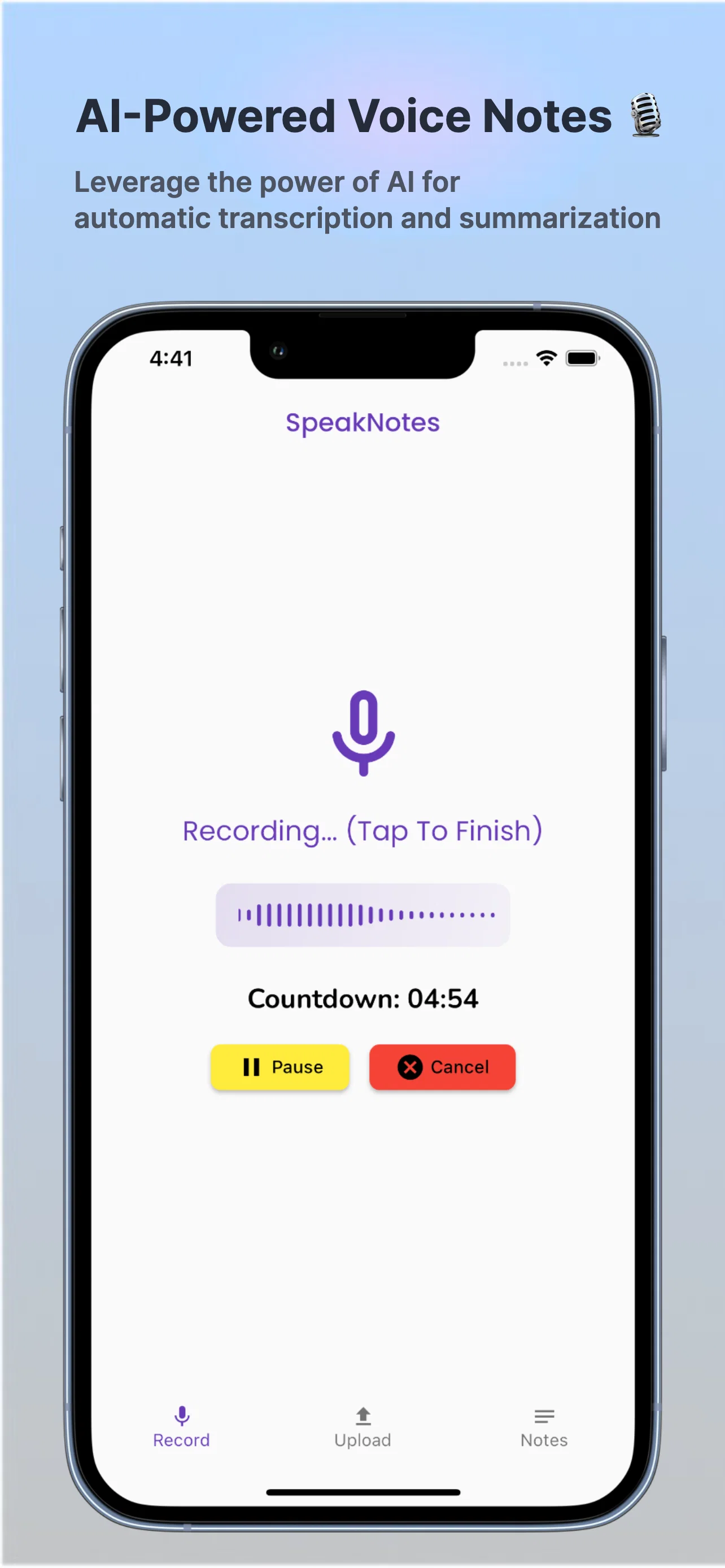 SpeakNotes screenshot