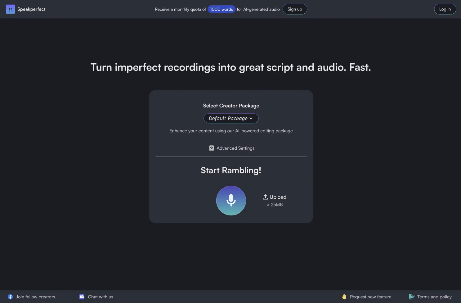 SpeakPerfect screenshot