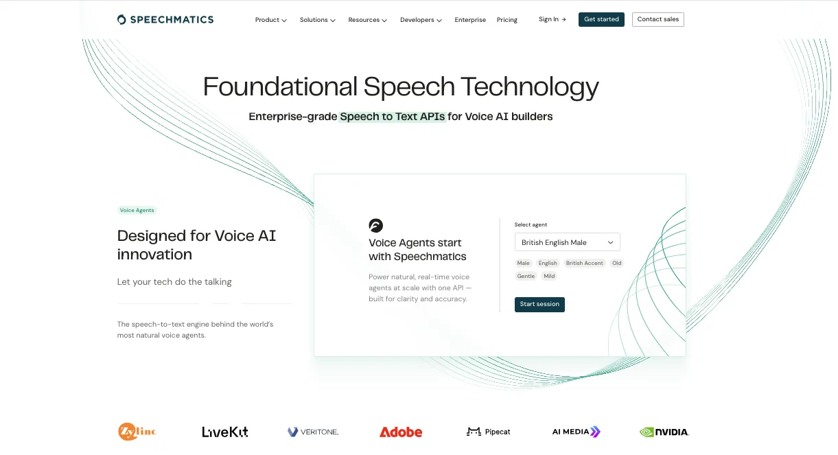 Speechmatics screenshot