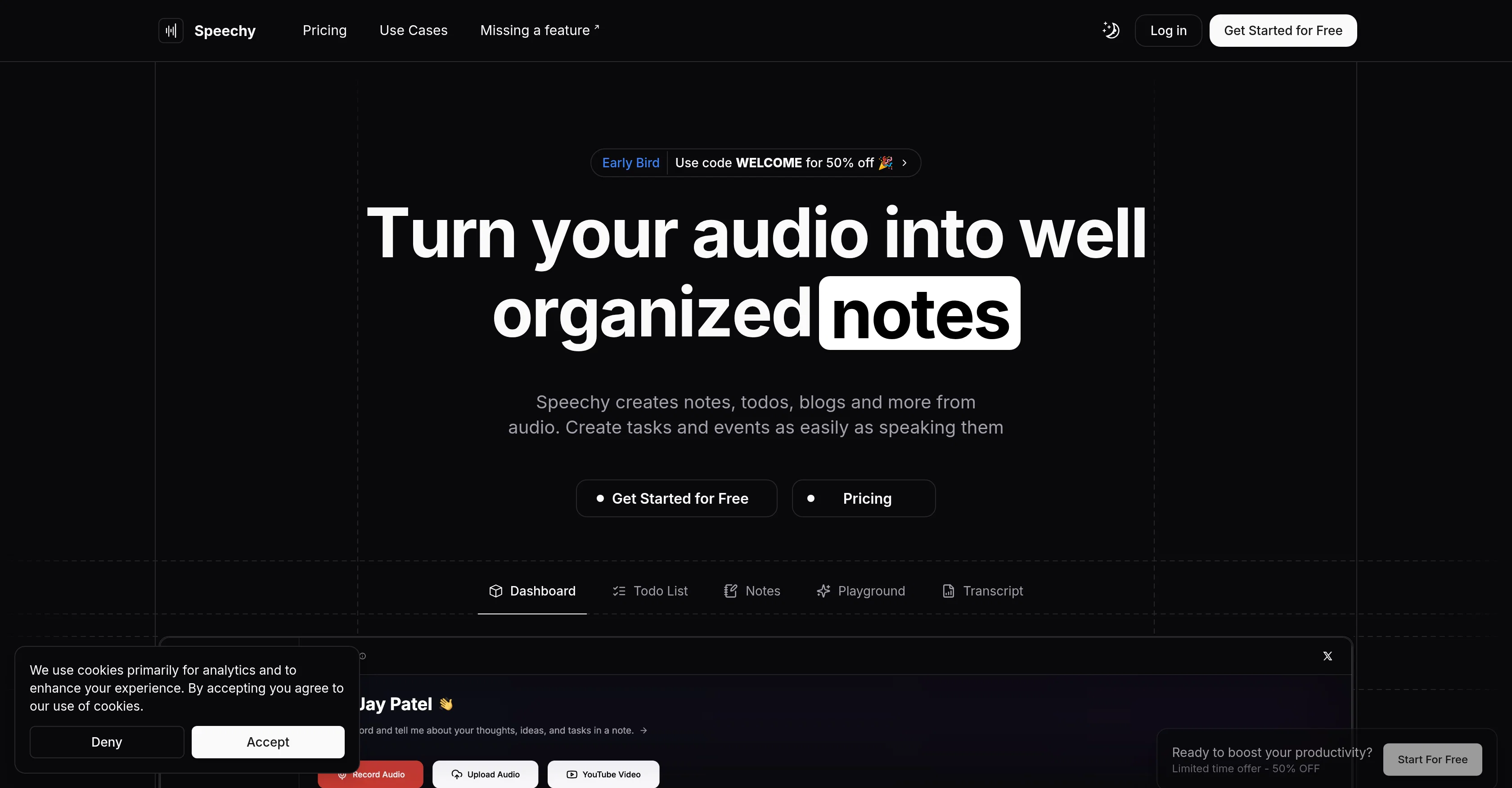 Speechy screenshot