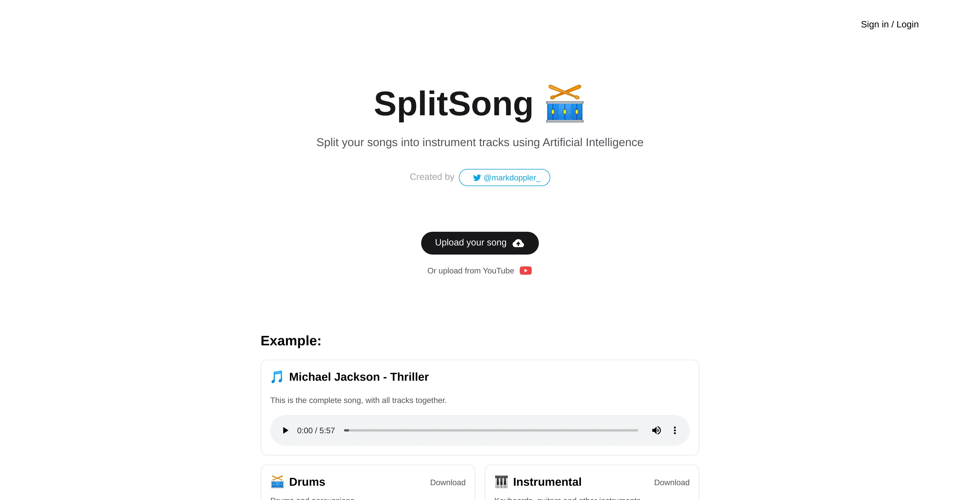 SplitSong screenshot