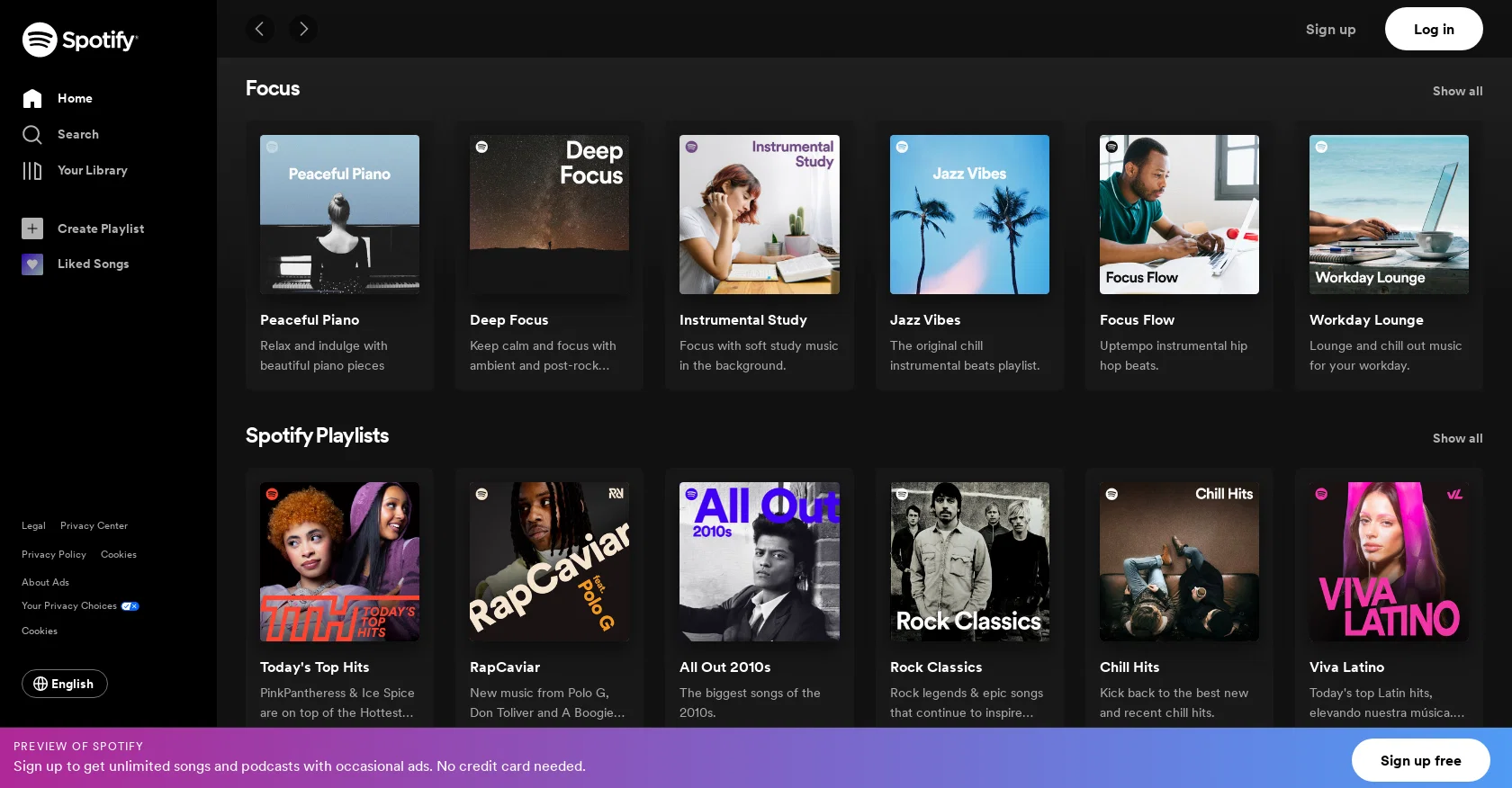 Spotify DJ screenshot