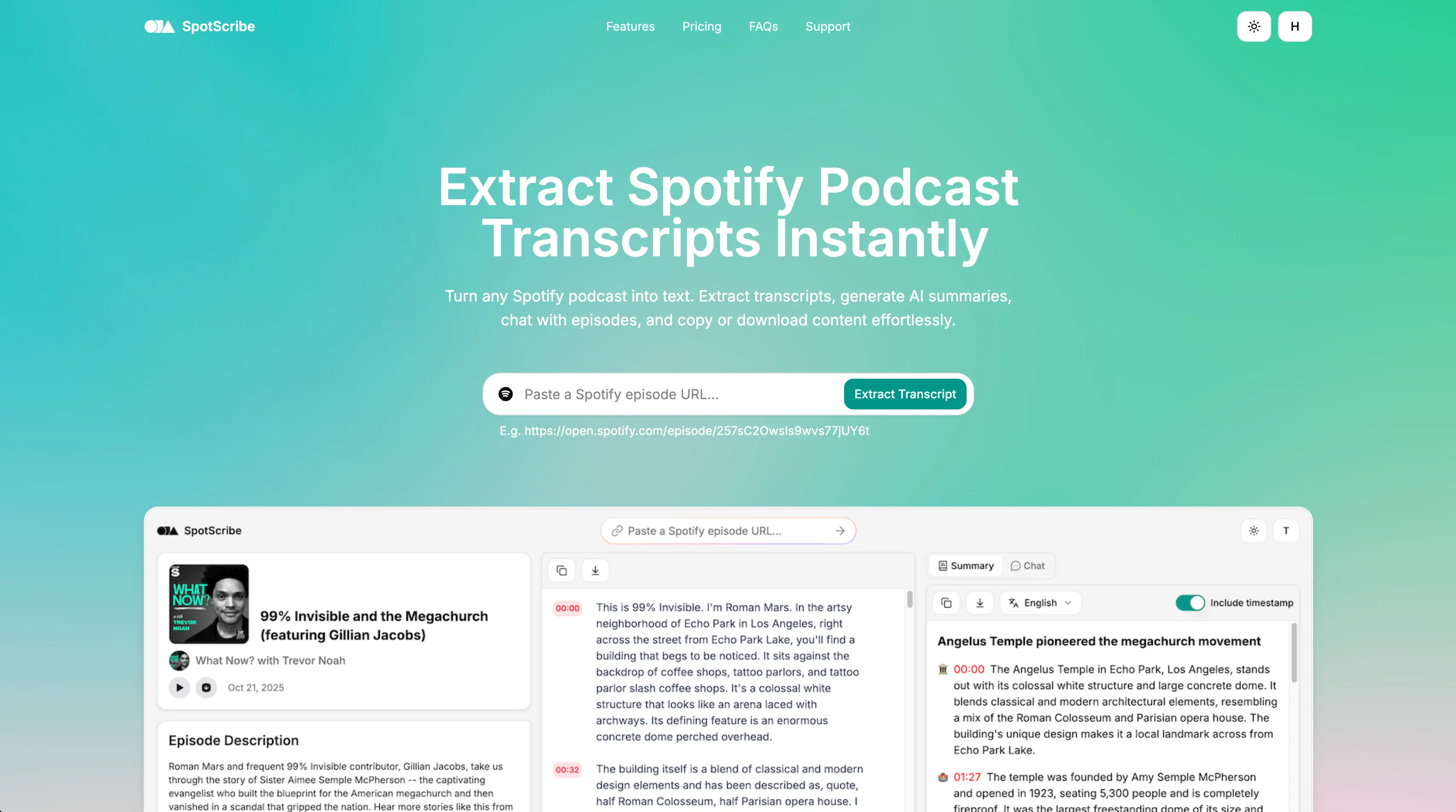 SpotScribe screenshot