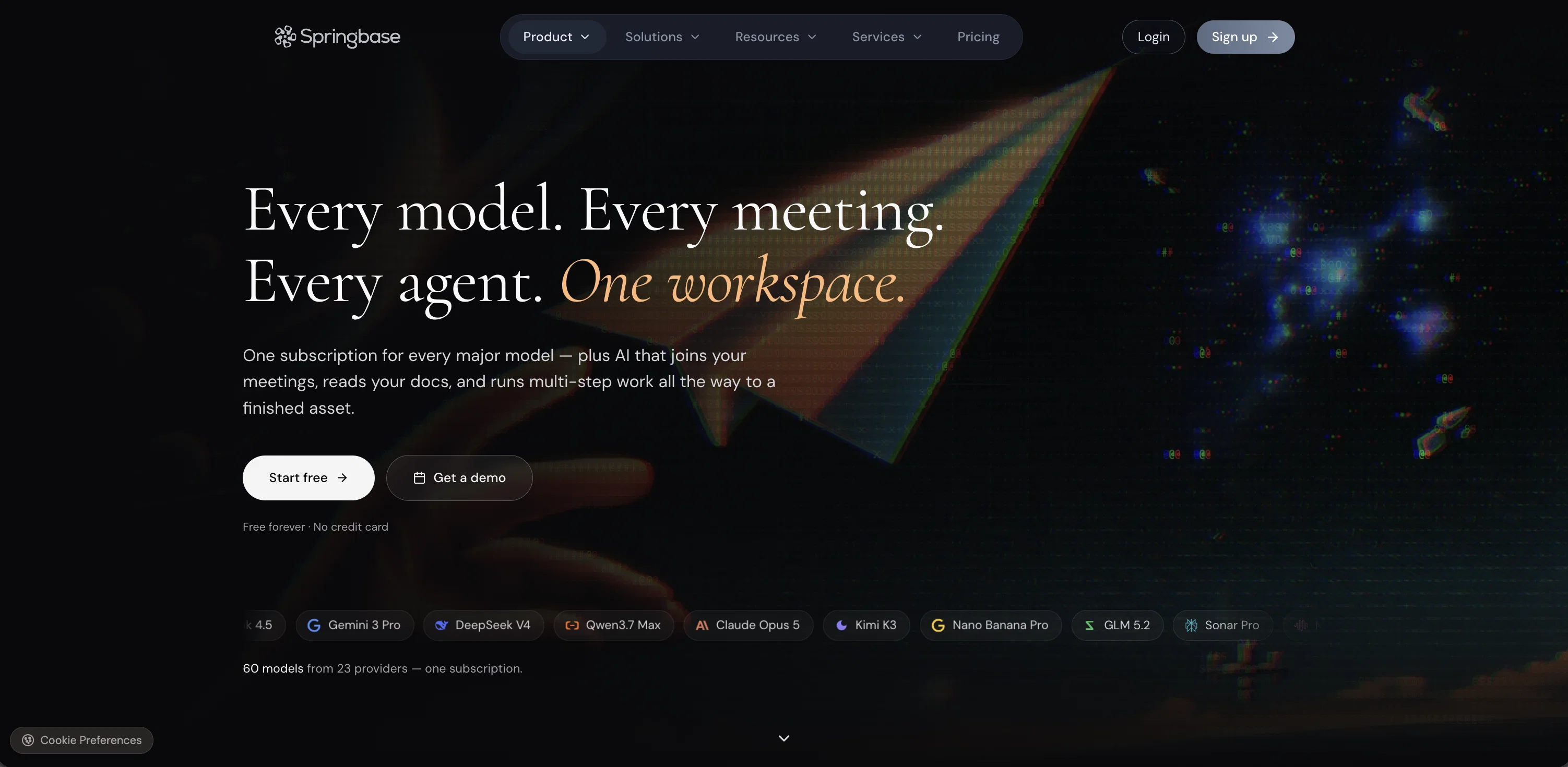 Springbase.ai screenshot