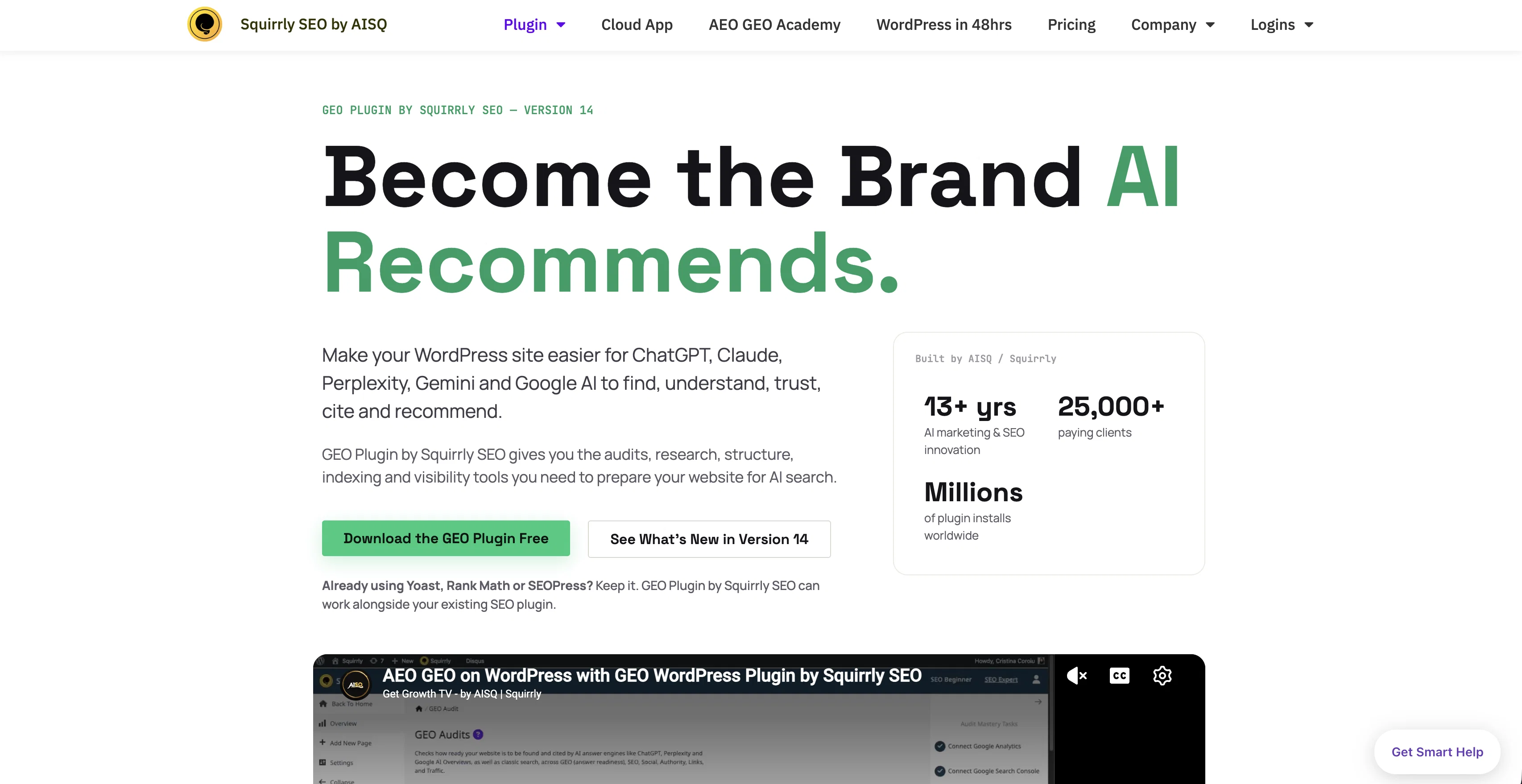 Squirrly SEO screenshot