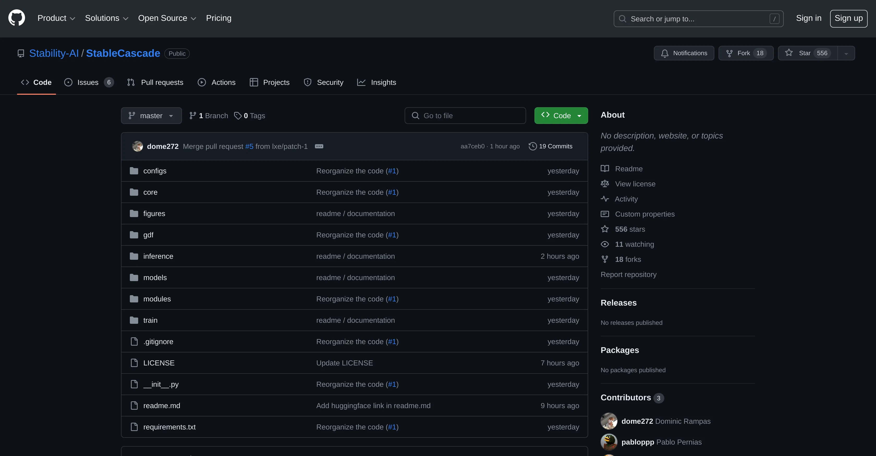 StableCascade screenshot