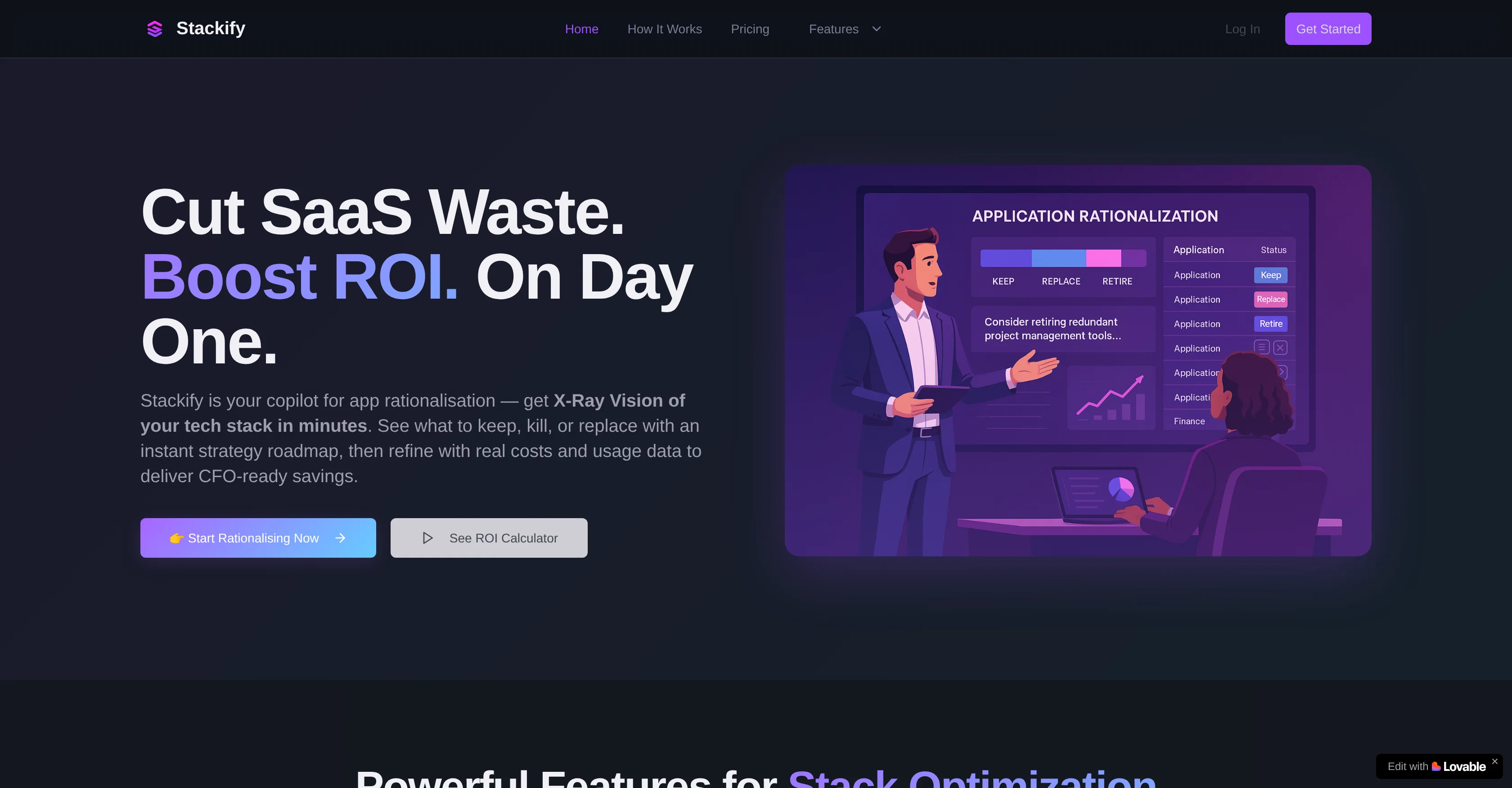 Stackify screenshot