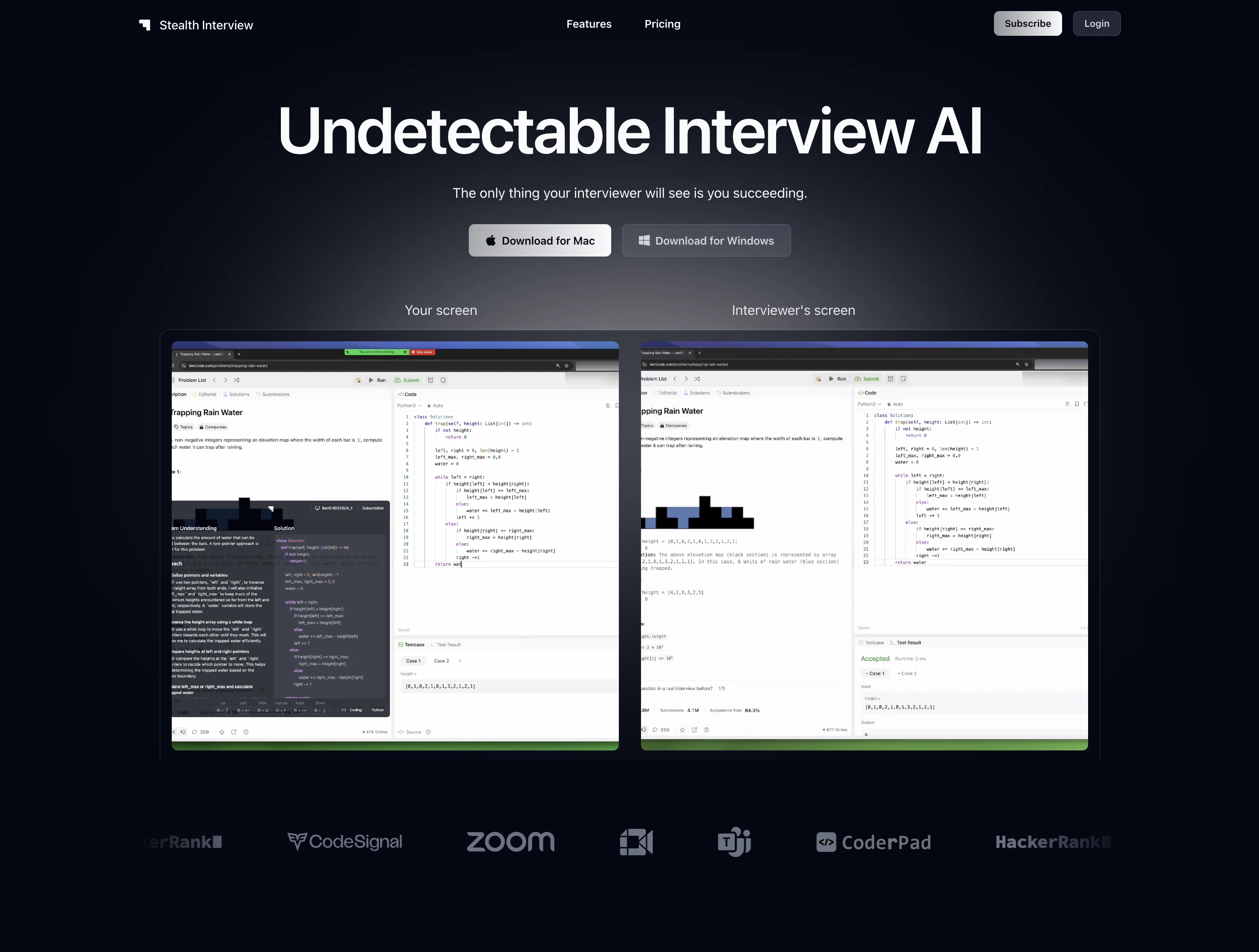 Stealth Interviewv1.1 screenshot