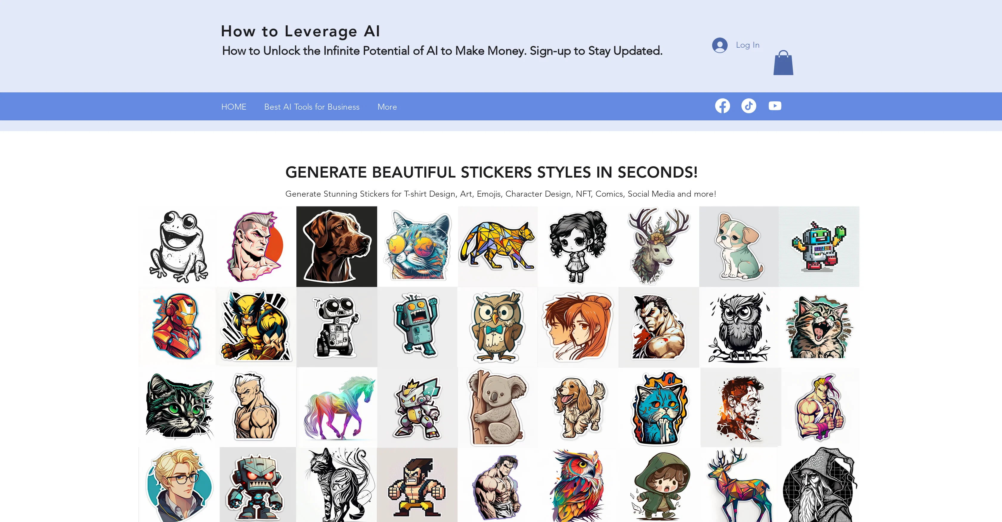 Sticker Prompt Generator screenshot