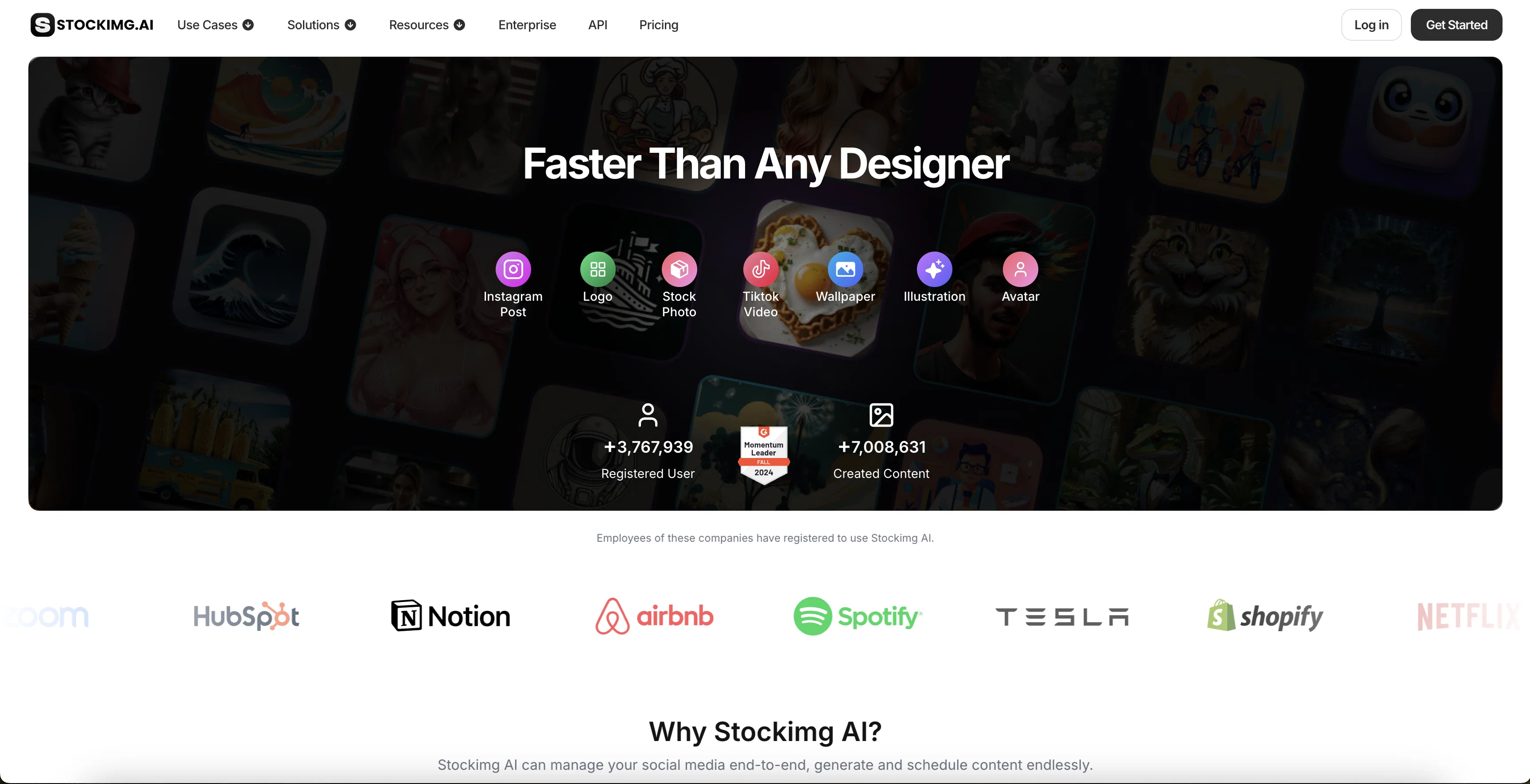 Stockimg AI screenshot