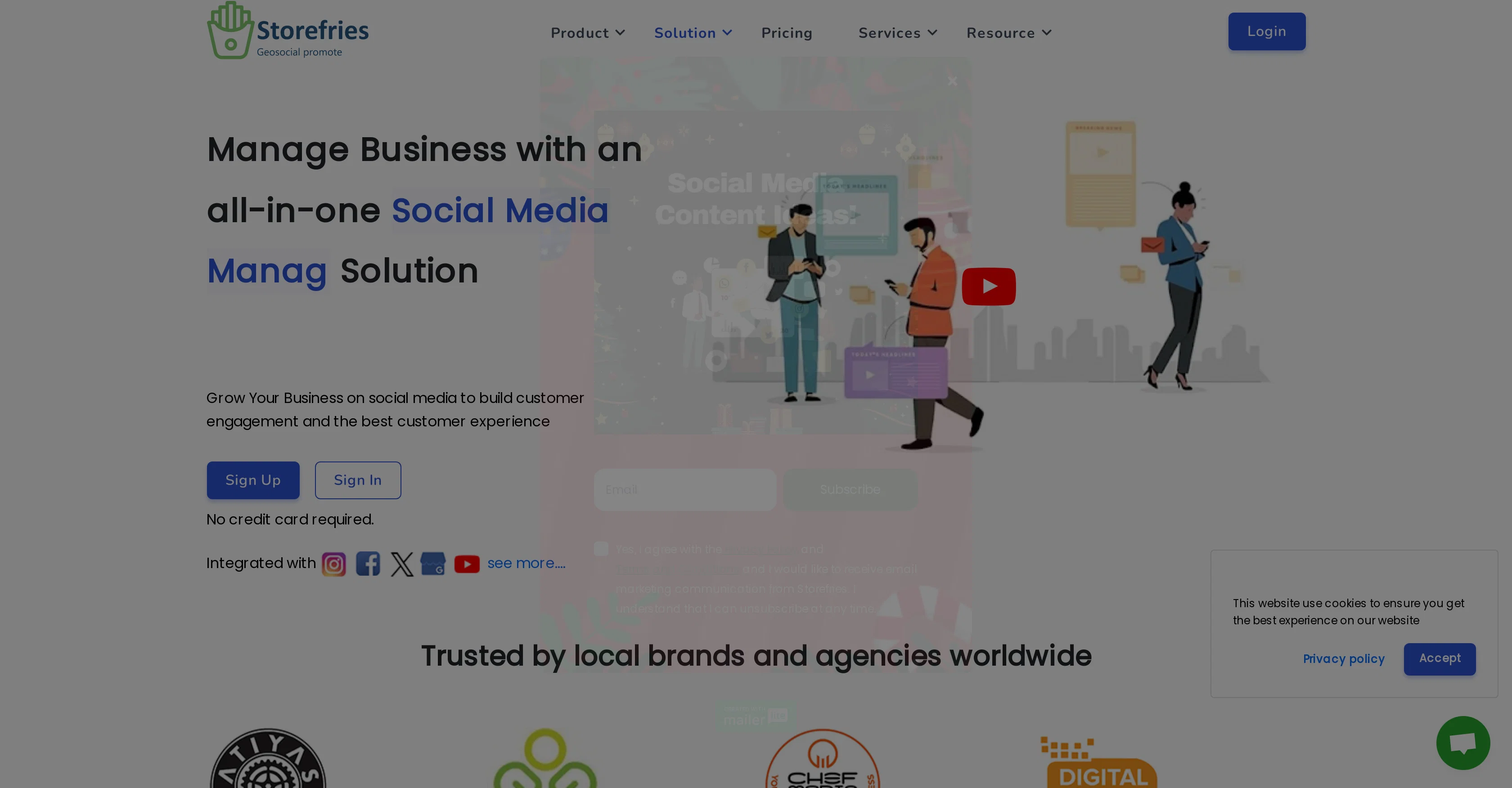 Storefries screenshot