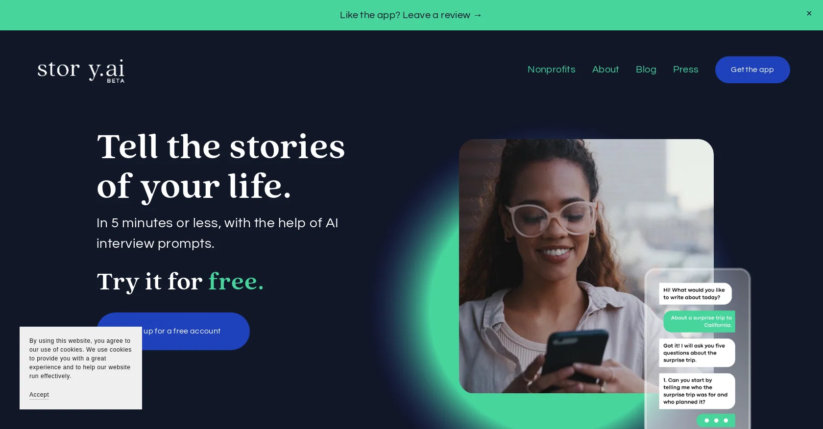 Storly screenshot