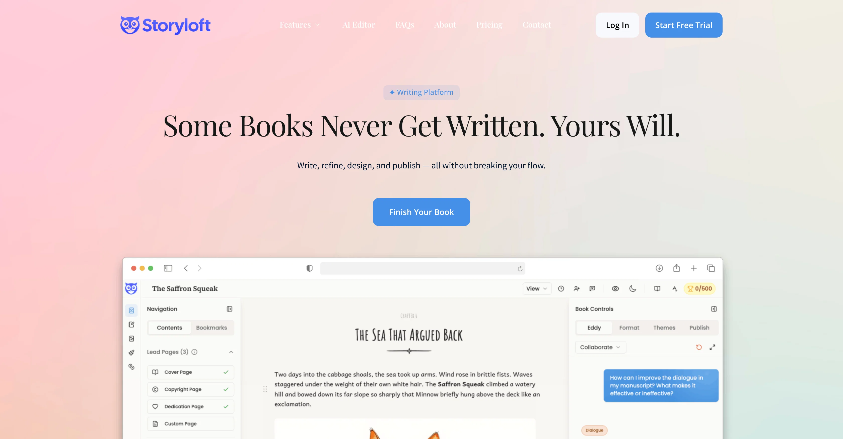 Storyloft screenshot