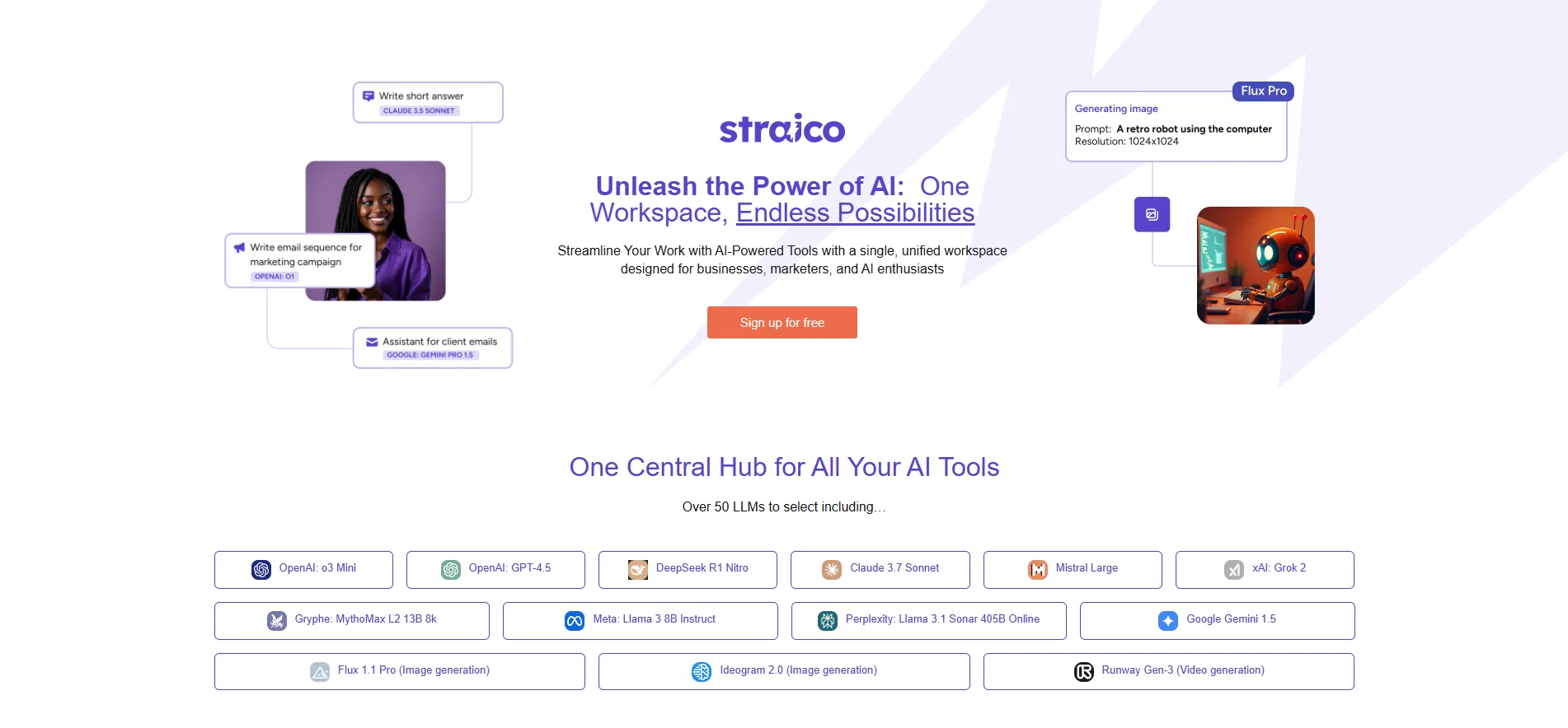 Straico screenshot
