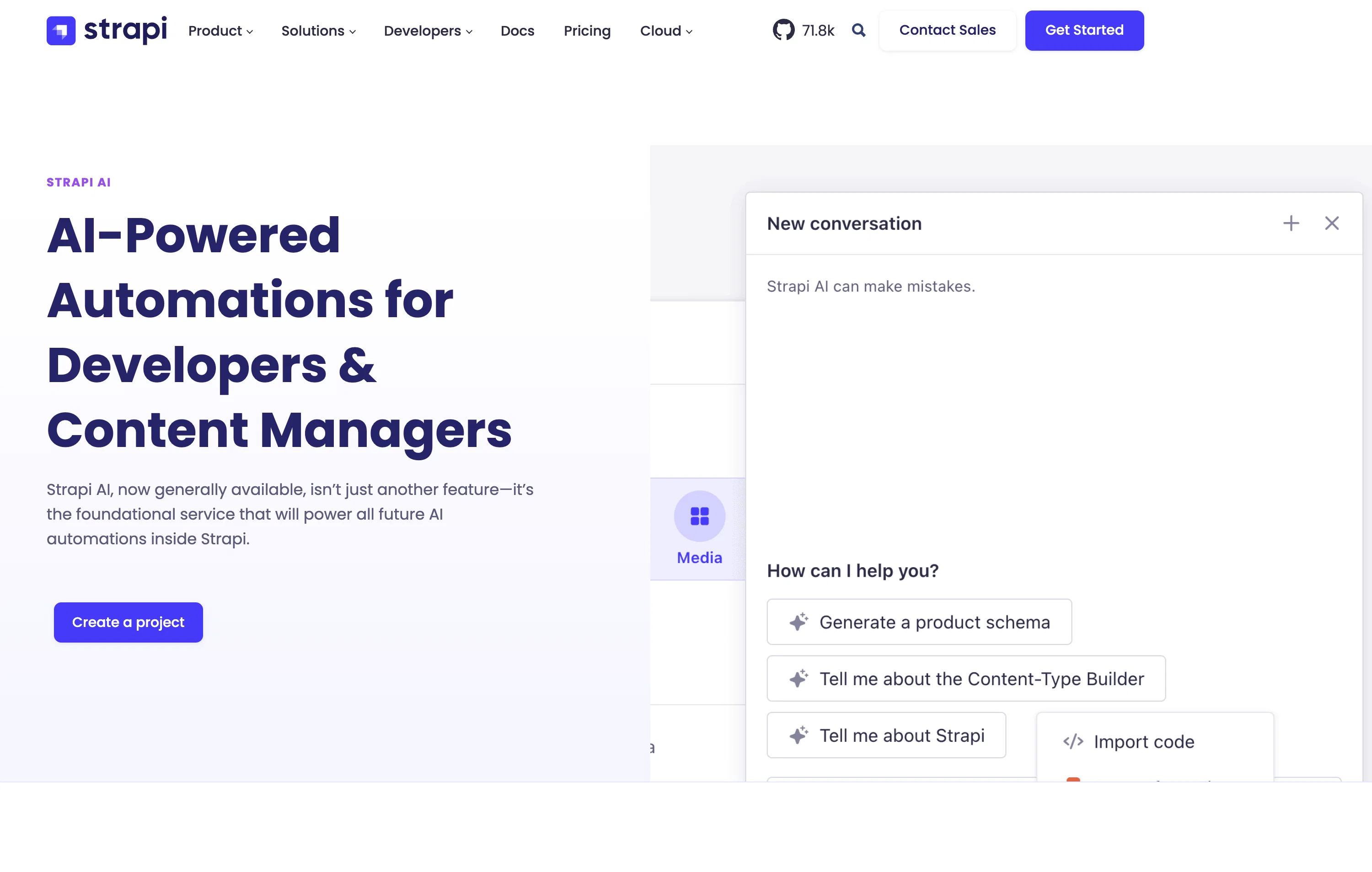Strapi screenshot